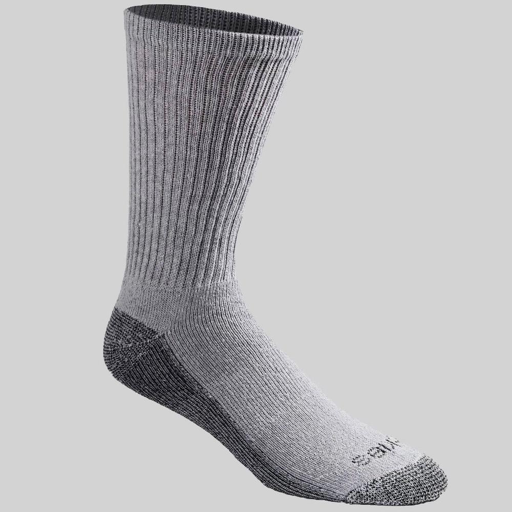 Dickies Mens 6pk Dri-Tech Crew Socks 6-12: Arch Support, Reinforced Heel & Toe Product Image