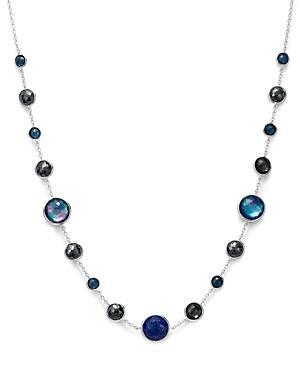 Ippolita Sterling Silver Lollipop Lollitini Blue Gemstone Long Necklace, 36 Product Image