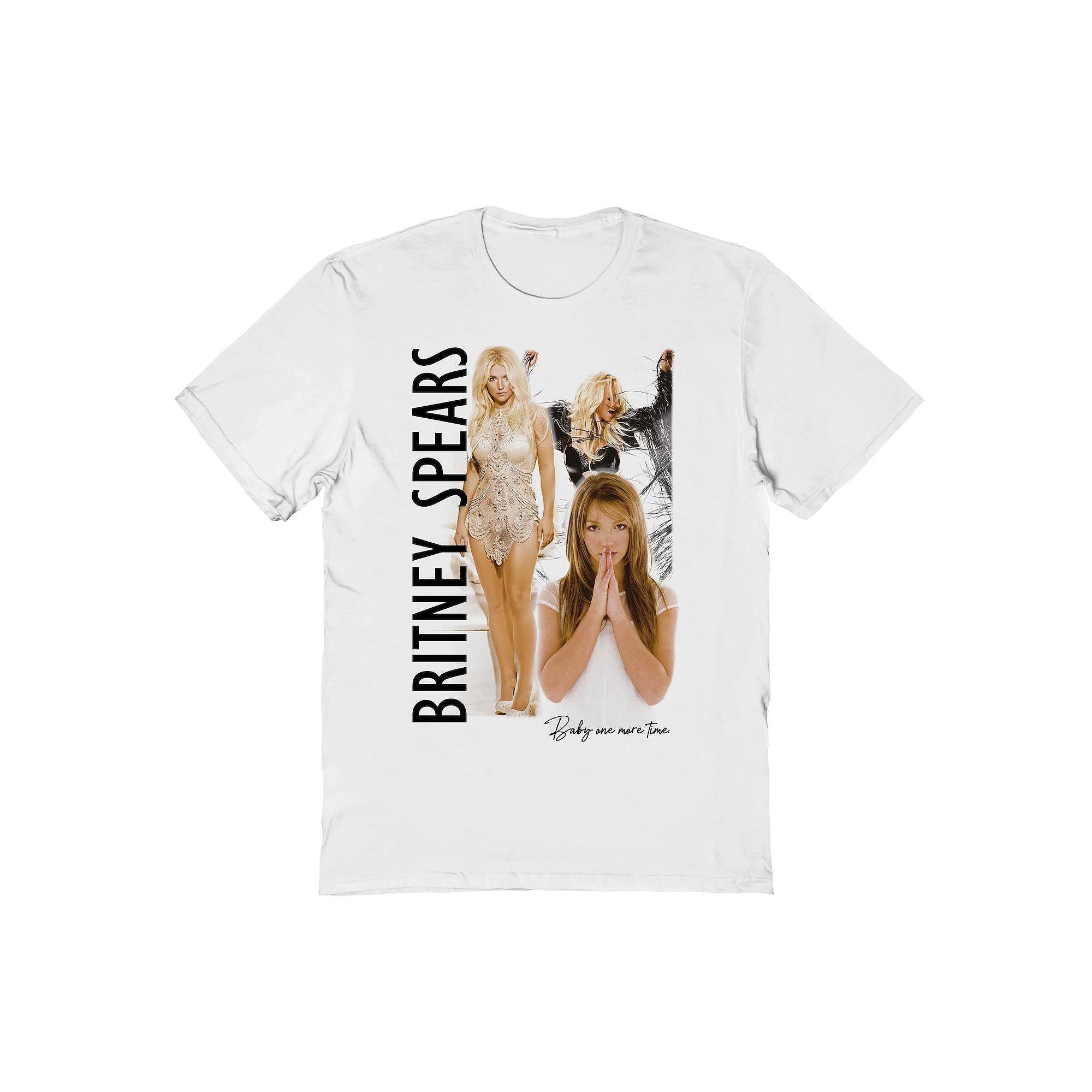 Men's Britney Spears Baby One More Time Graphic Tee, Size: Medium, White Product Image