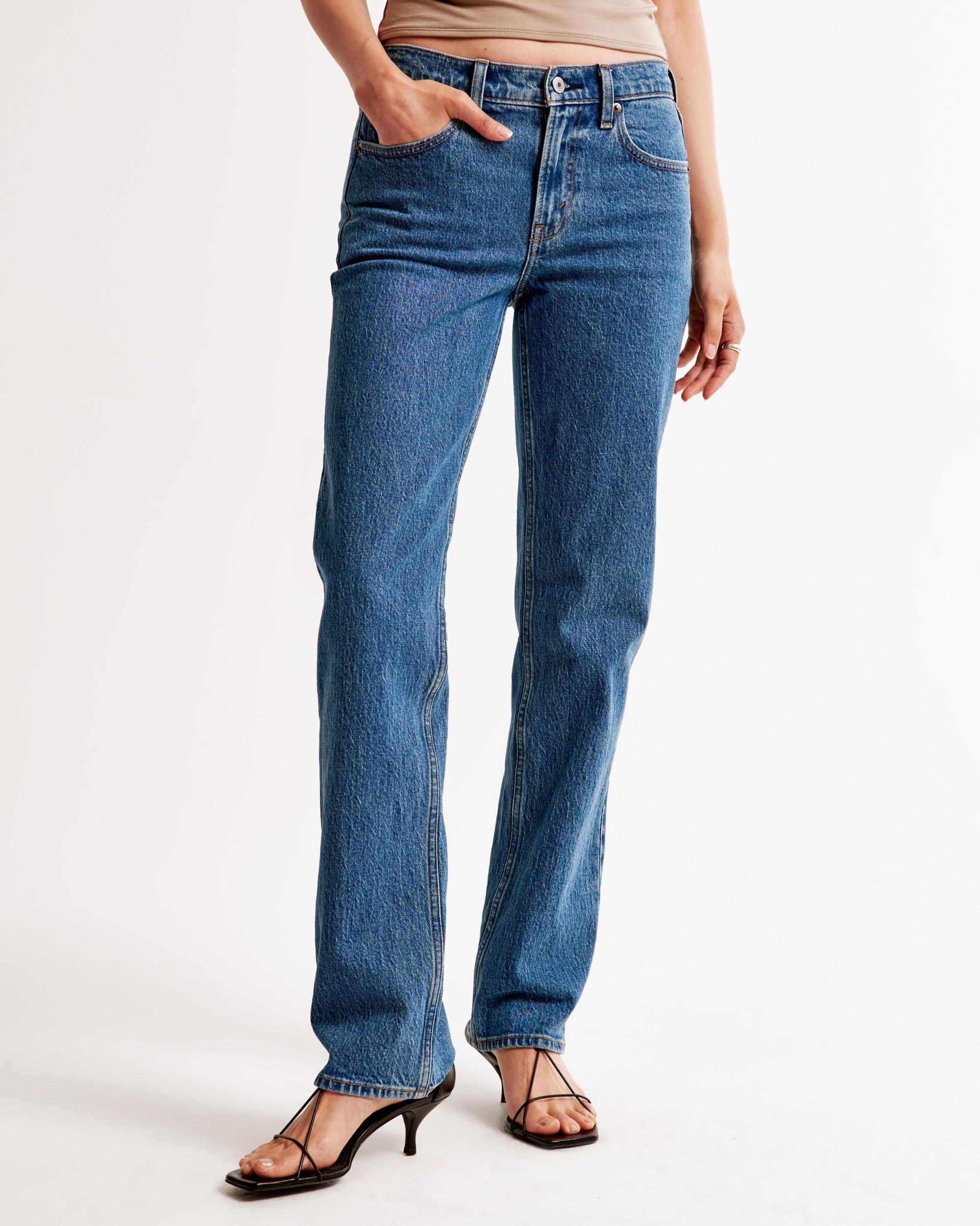 Mid Rise 90s Straight Jean Product Image