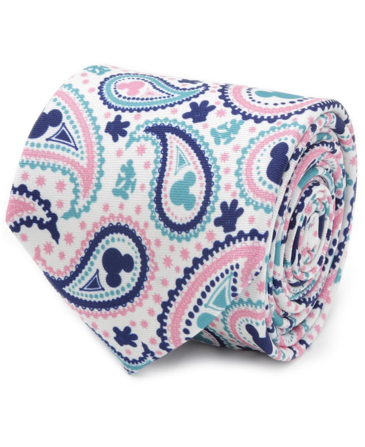 Mens Mickey Mouse Paisley Silk Tie Product Image