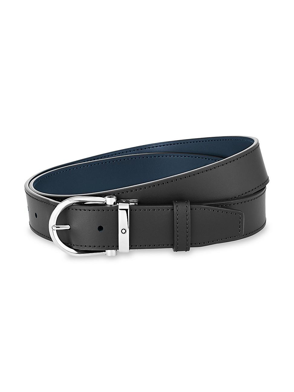 Montblanc Horseshoe Stainless Steel Pin Buckle Belt Product Image