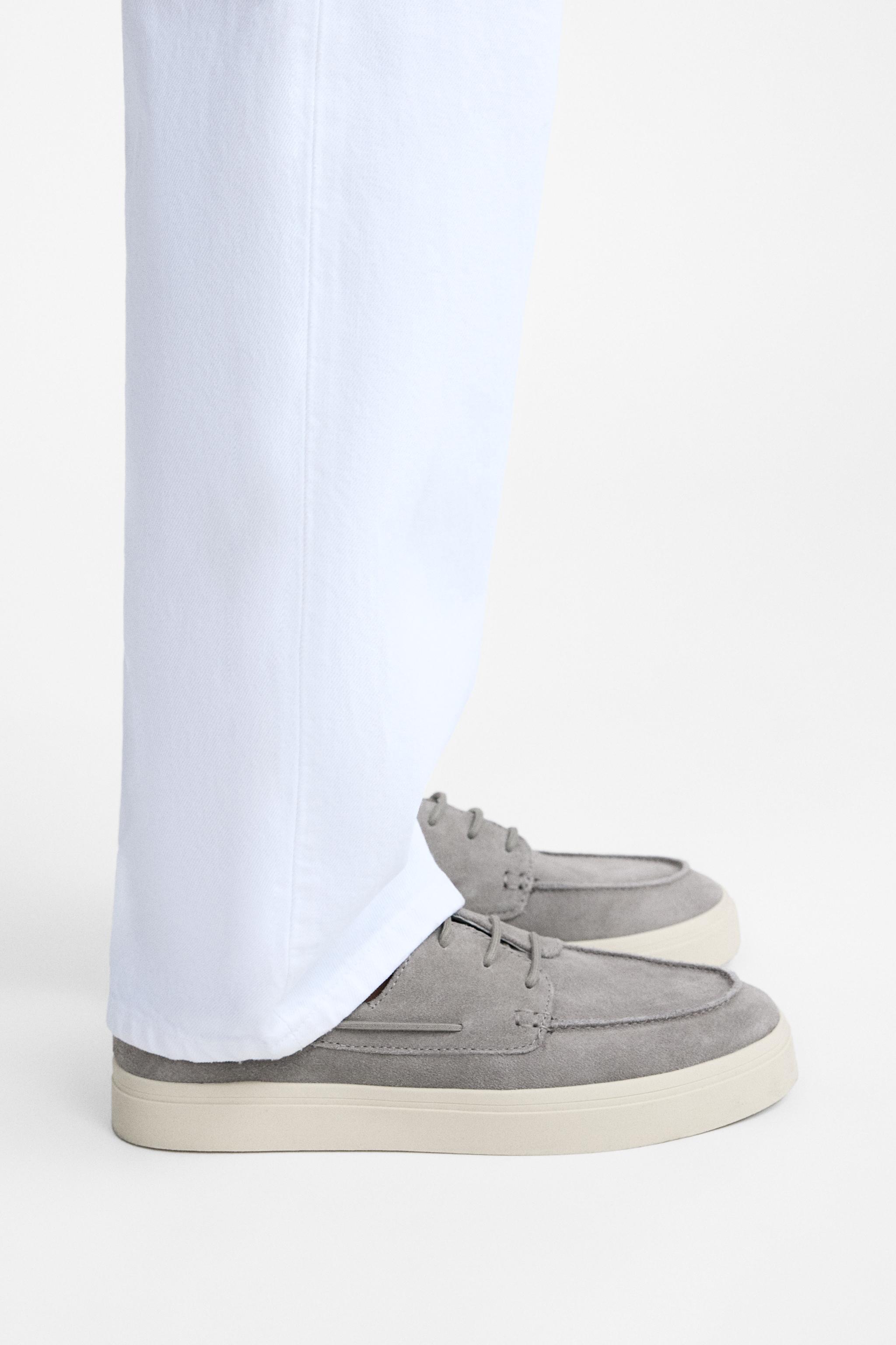 LEATHER BOAT SHOES Product Image