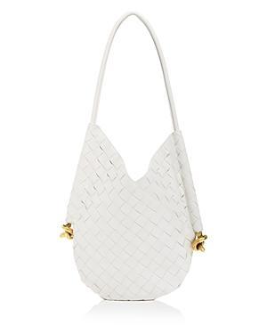Womens Solstice Small Intrecciato Leather Shoulder Bag Product Image