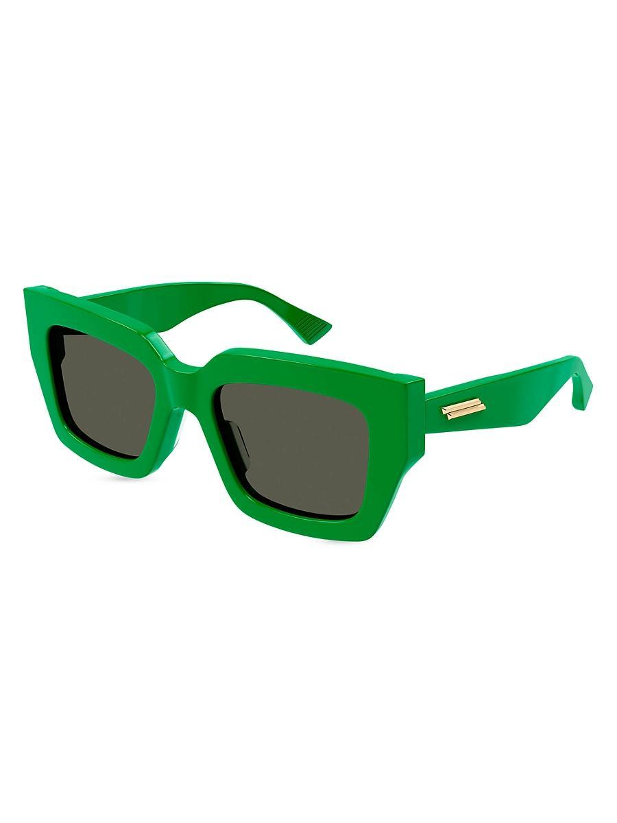 Color-Block GG Injection Plastic Cat-Eye Sunglasses Product Image