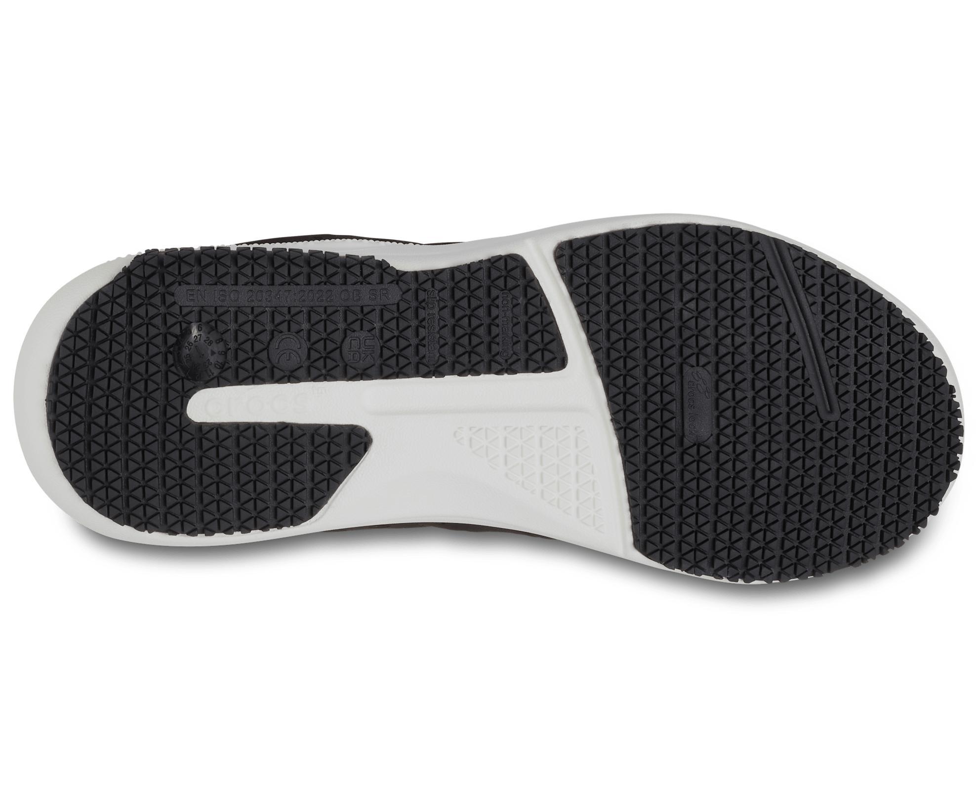 Crocs On The Clock Women's Work Sneakers, Size: 8, Black Product Image