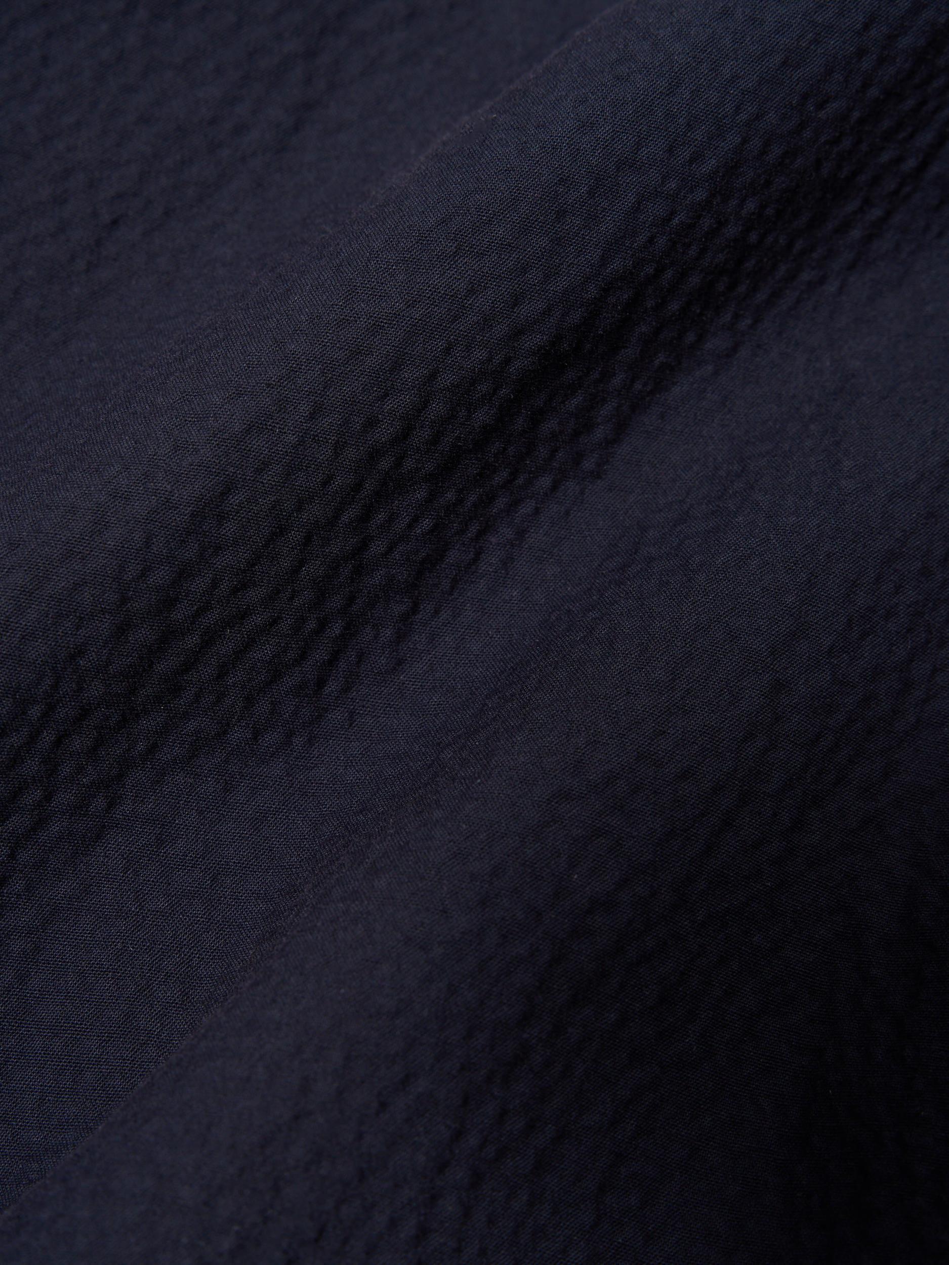 Navy Seersucker II Pleated Track Short Product Image