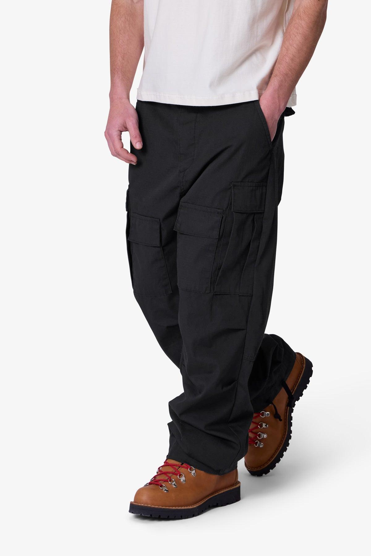 Ultra Baggy Cargo Pants - Black Product Image