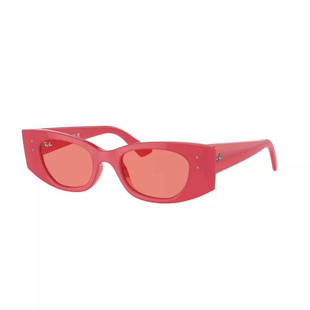 Women's Ray-Ban RB4427 49mm Irregular Sunglasses, Pink Product Image