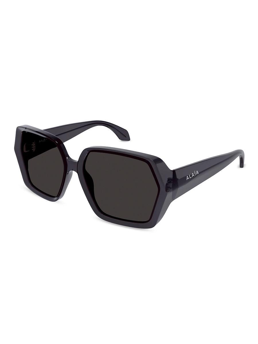 Saint Laurent Womens Amelia New Wave 55mm Statement Navigator Sunglasses Product Image