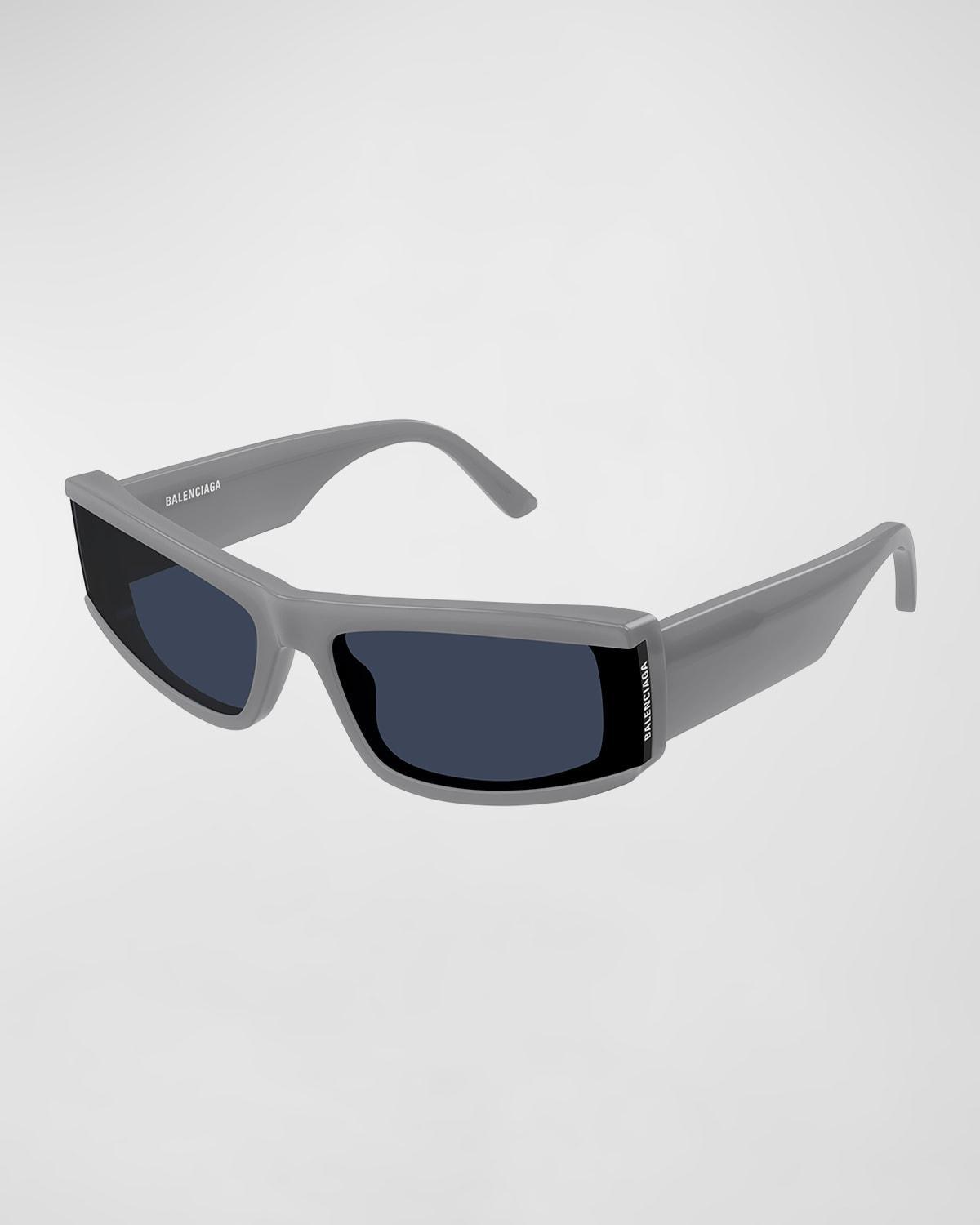 Mens BB0301SM Acetate Rectangle Sunglasses Product Image