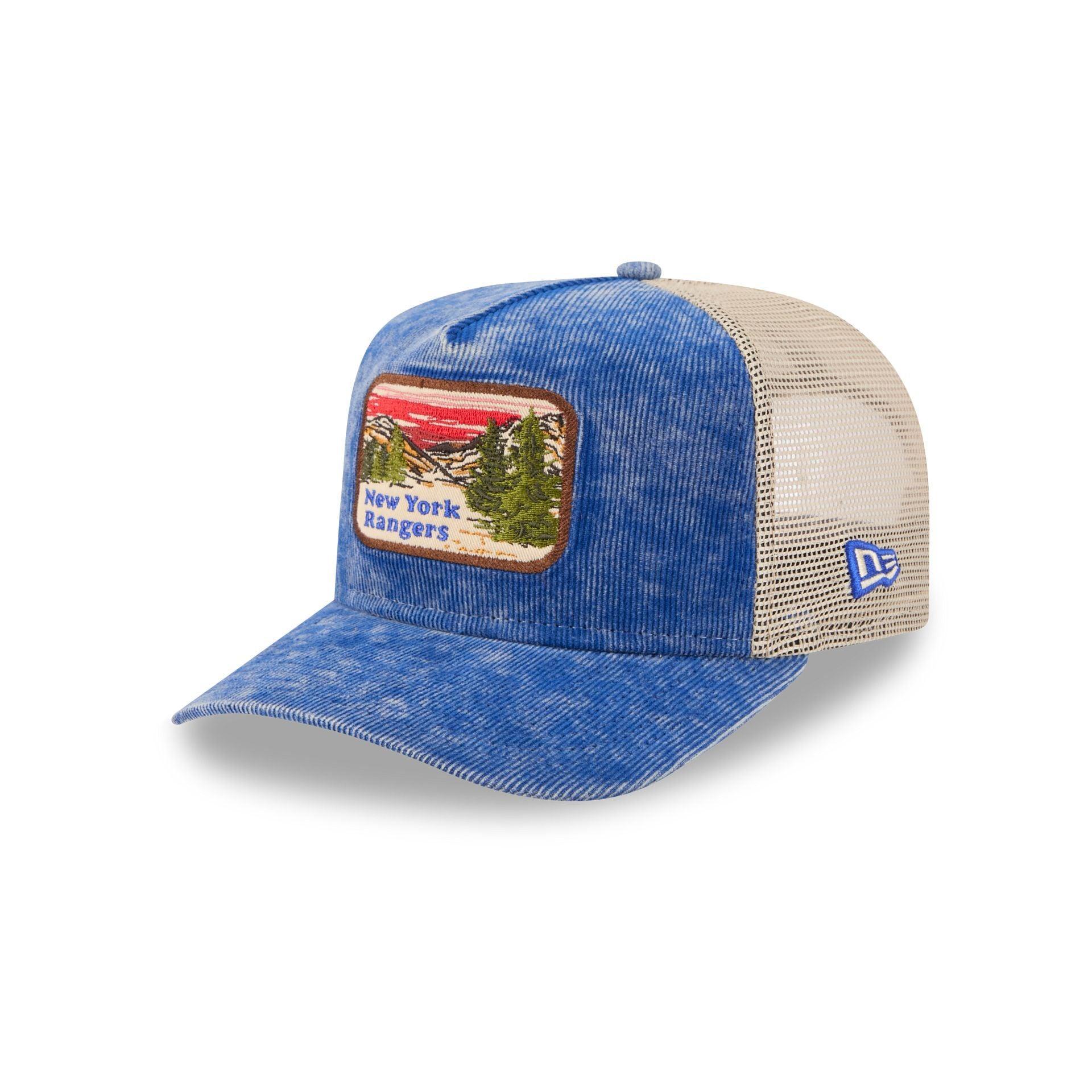New York Rangers Vintage Landscape 9FIFTY A-Frame Trucker Hat Male Product Image