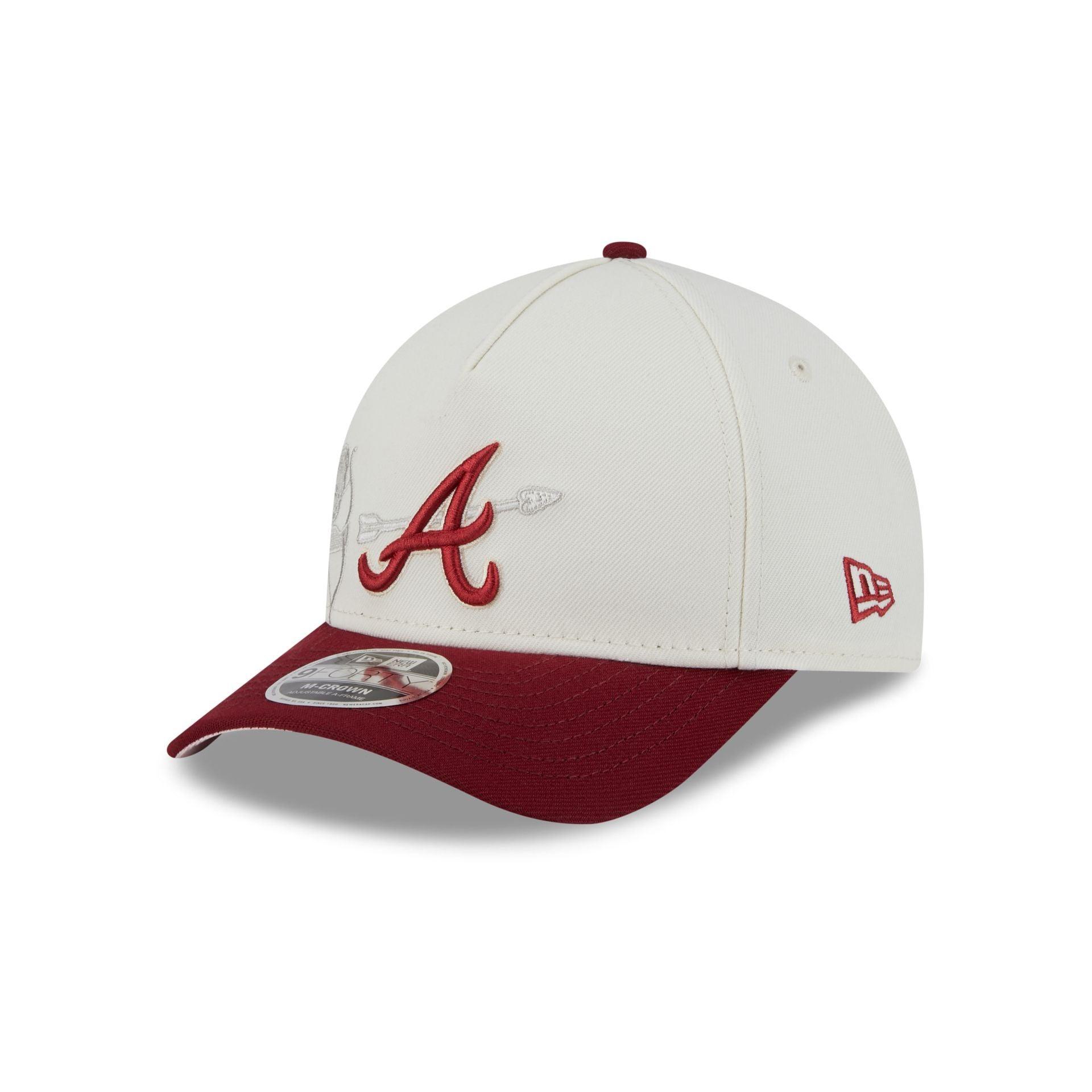 Atlanta Braves Cherub 9FORTY M-Crown A-Frame Snapback Hat Male Product Image