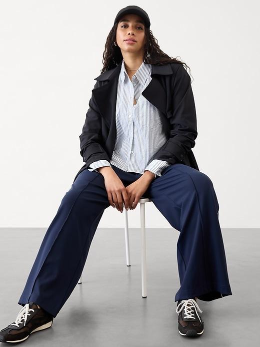 Midday Cropped Poplin Shirt Product Image