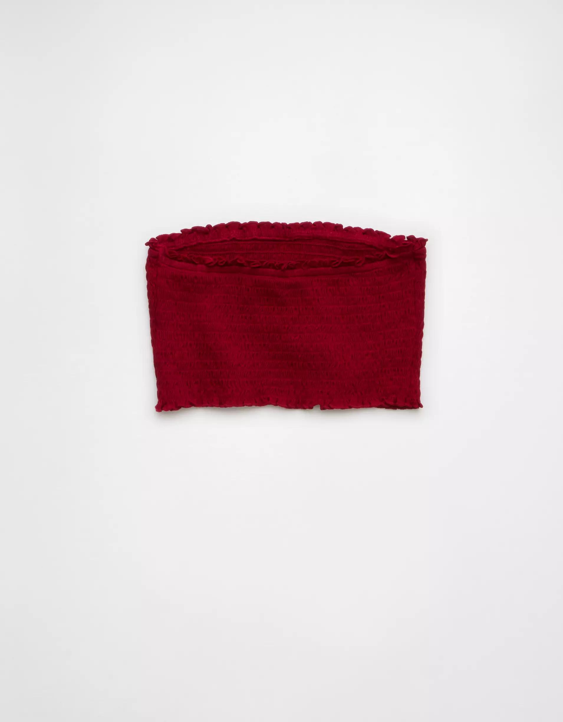 AE Sunchaser Knit Smocked Bandeau Product Image