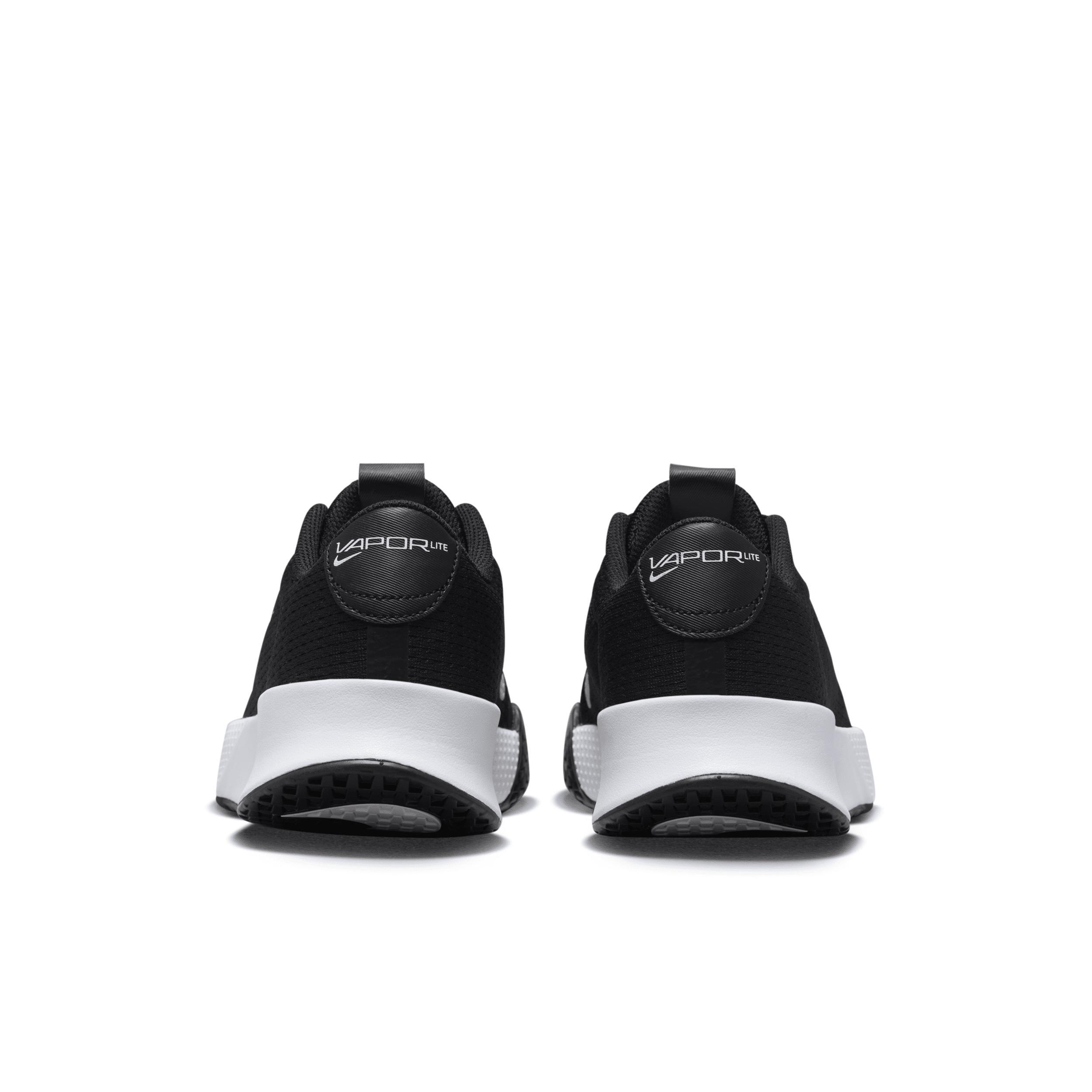 Nike NikeCourt Vapor Lite 2 Women's Hard Court Tennis Shoes, Size: 10, Black White Product Image