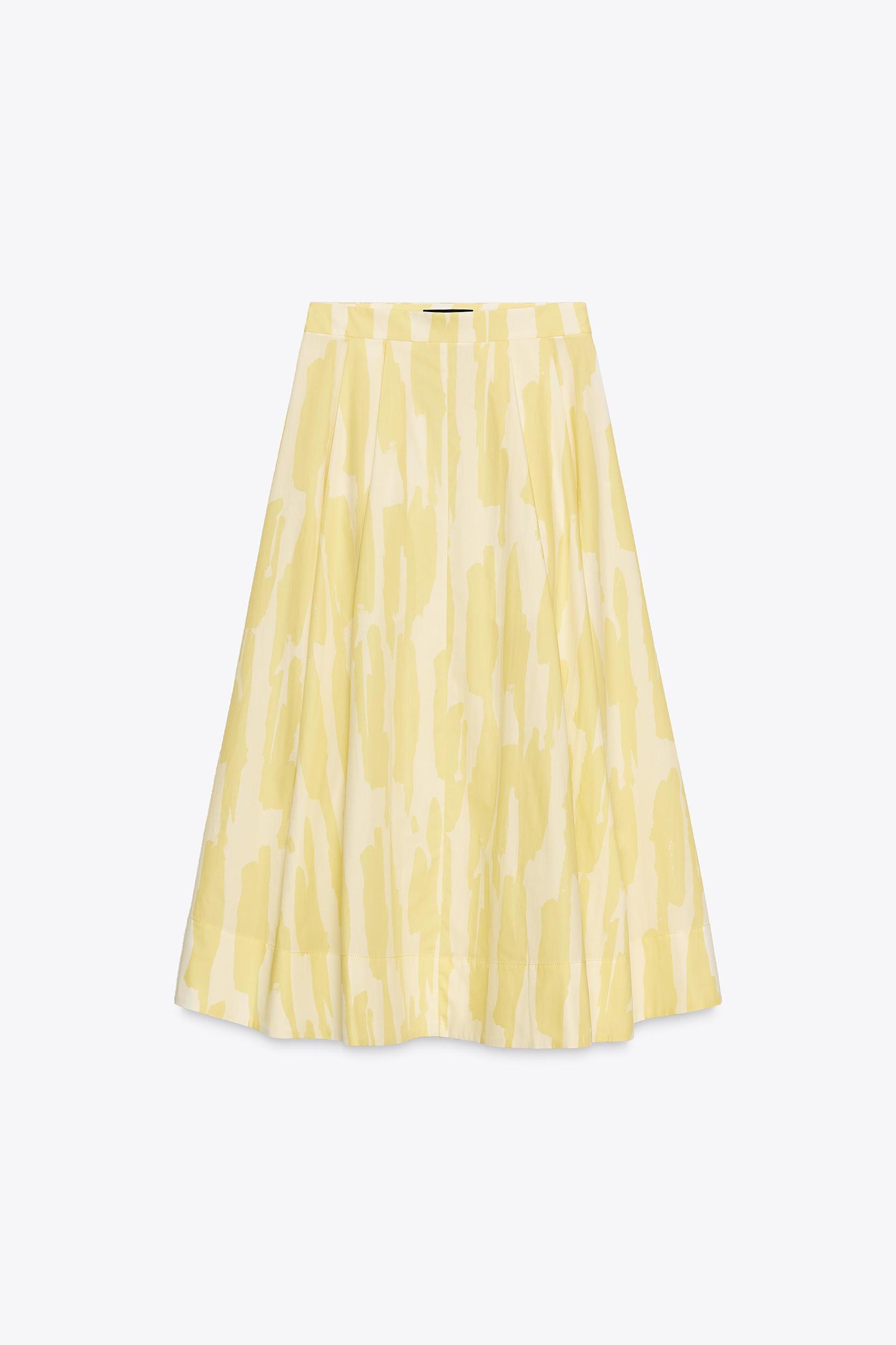 PRINTED MIDI SKIRT ZW COLLECTION Product Image