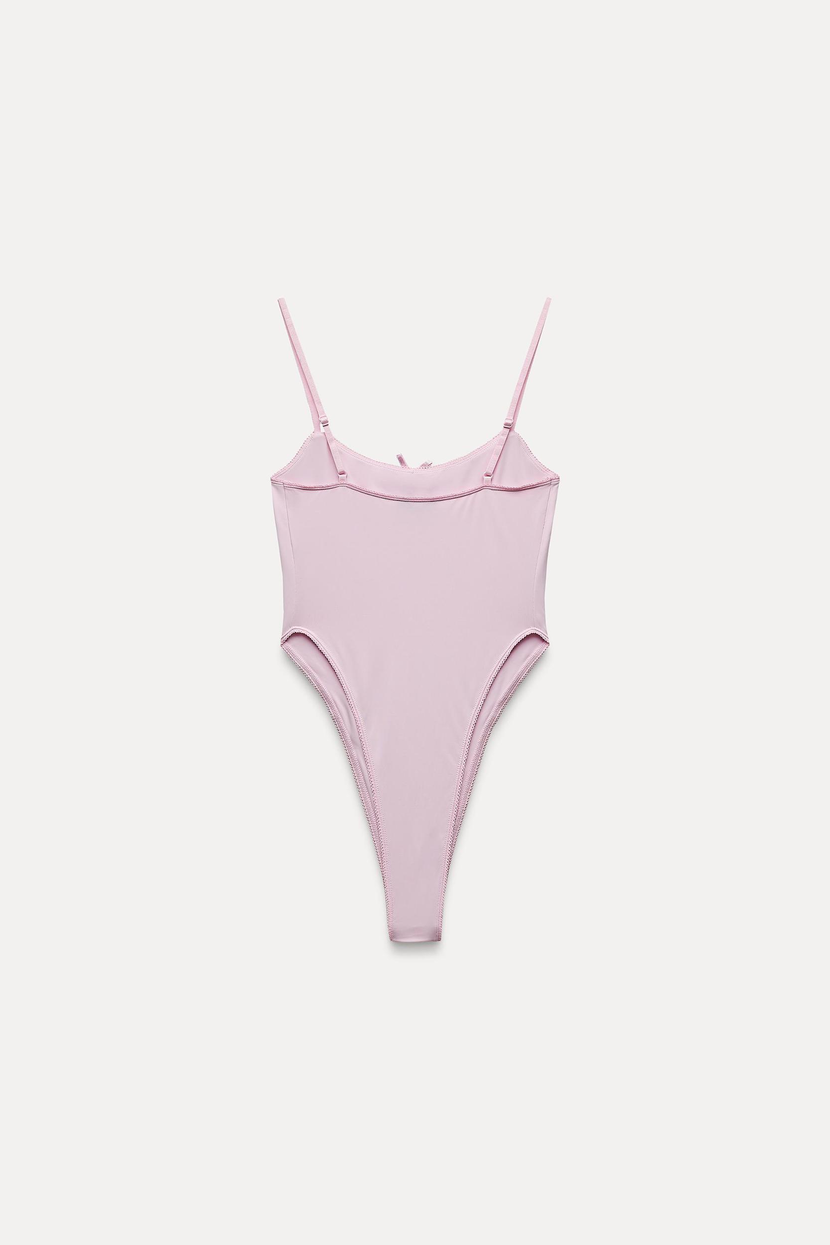 POLYAMIDE BOW BODYSUIT Product Image