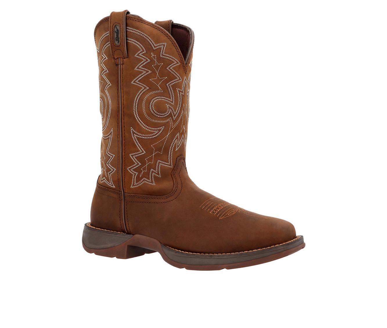 Men's Durango 12" Rebel Steel Toe Pull-On Western Work Boots Product Image