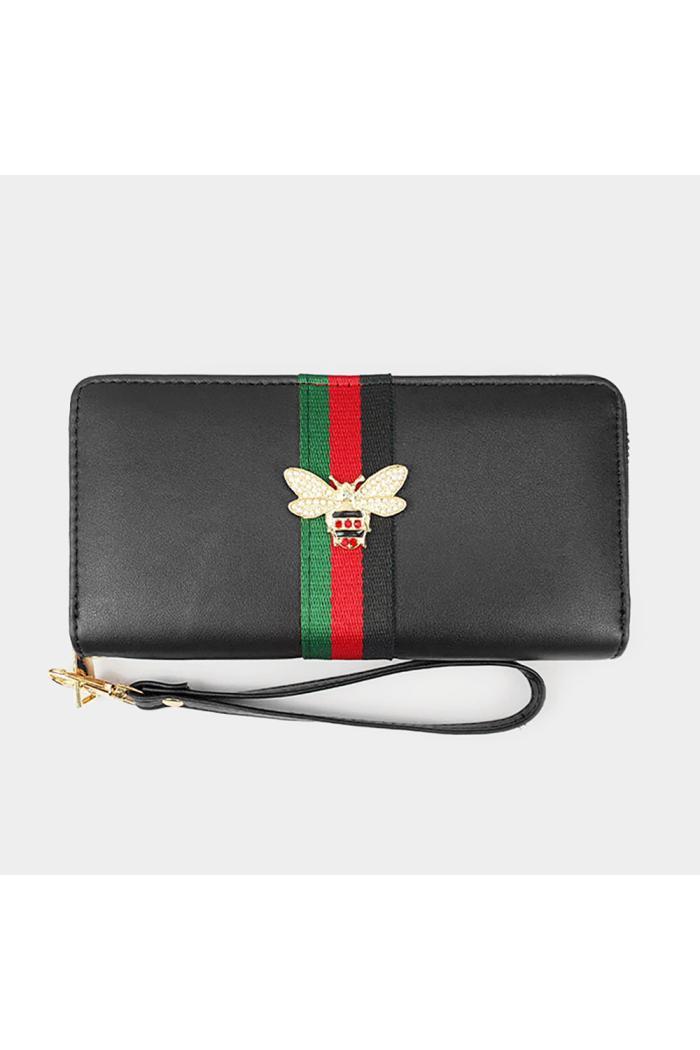 Bee Striped Wristlet Product Image