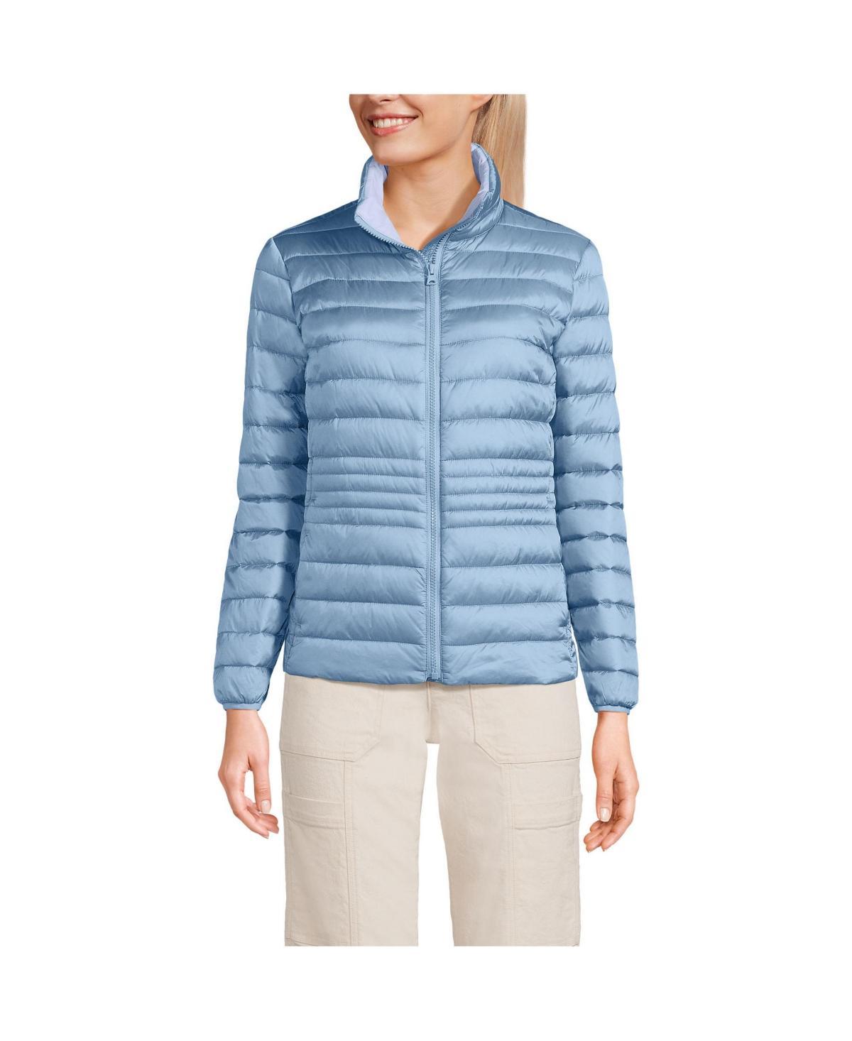 Women's Lands' End Wanderweight Midweight Down Jacket, Size: Small, Light Carob Product Image