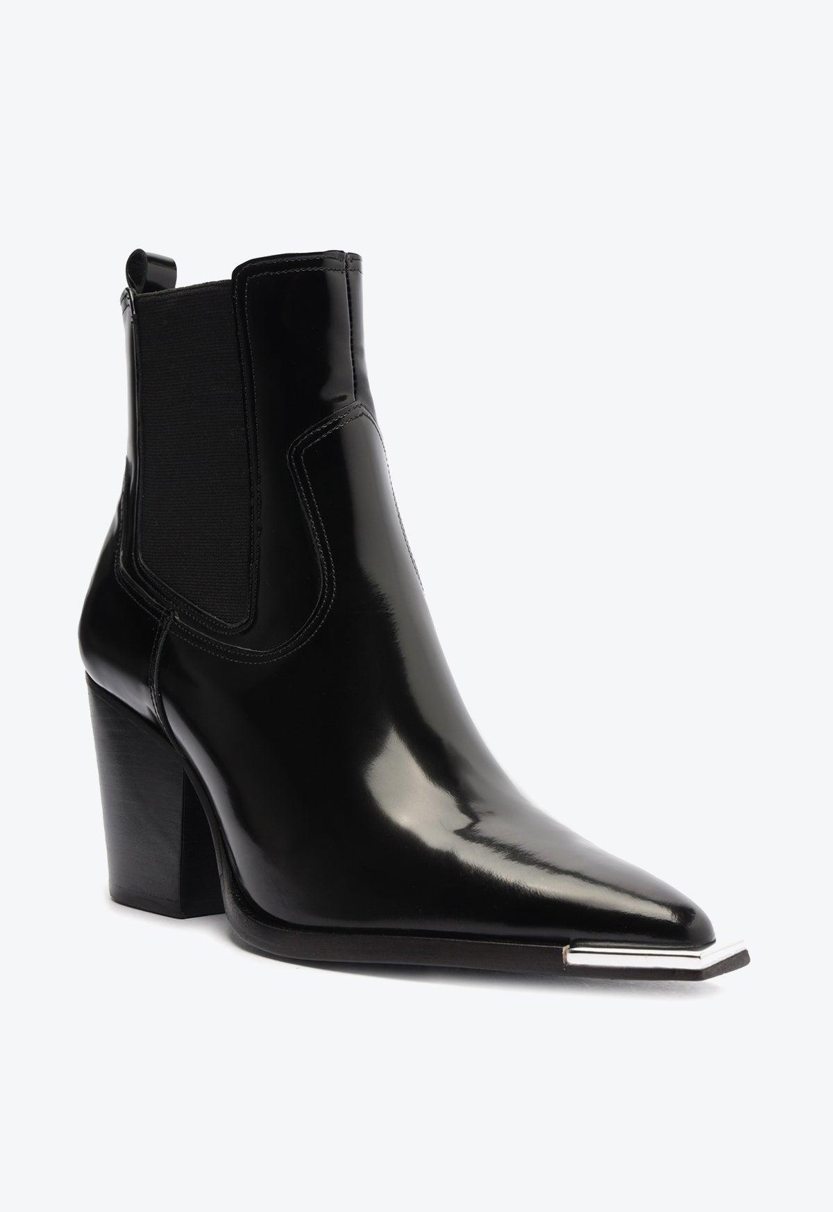 Brandy Leather Bootie Product Image