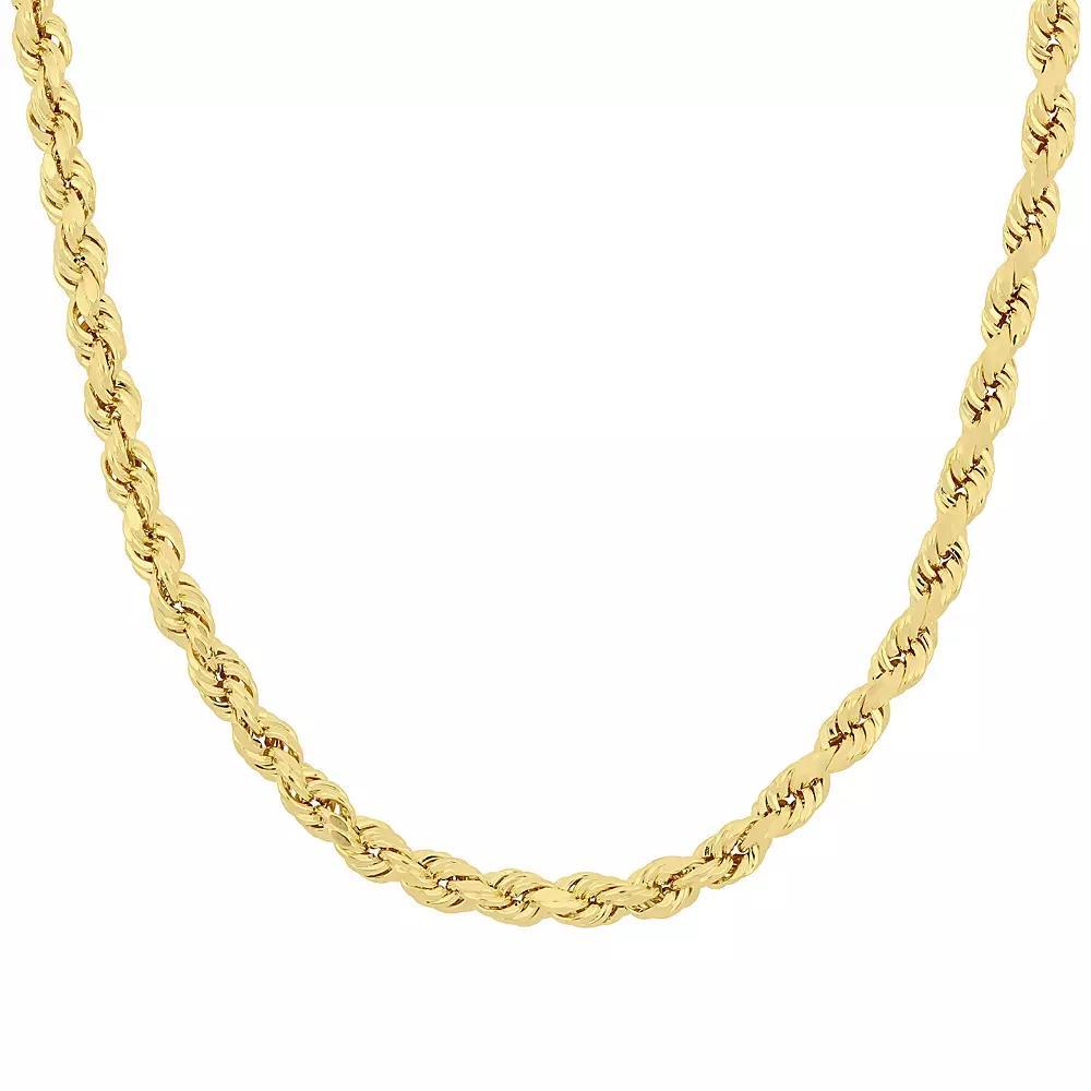 Stella Grace 14k Gold Rope Chain Necklace, Men's, Size: 24" Product Image