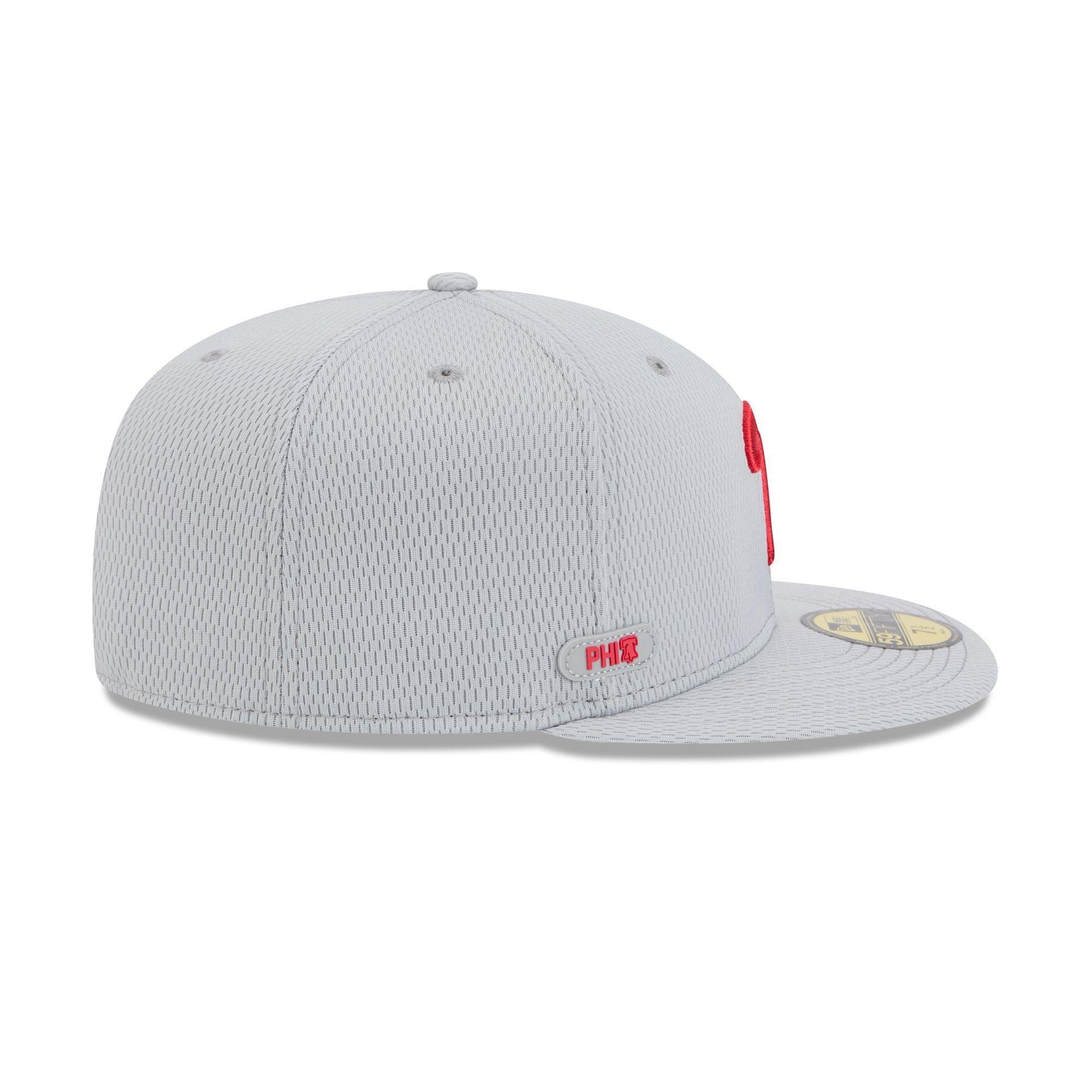 Philadelphia Phillies 2025 Clubhouse Gray 59FIFTY Fitted Hat Male Product Image