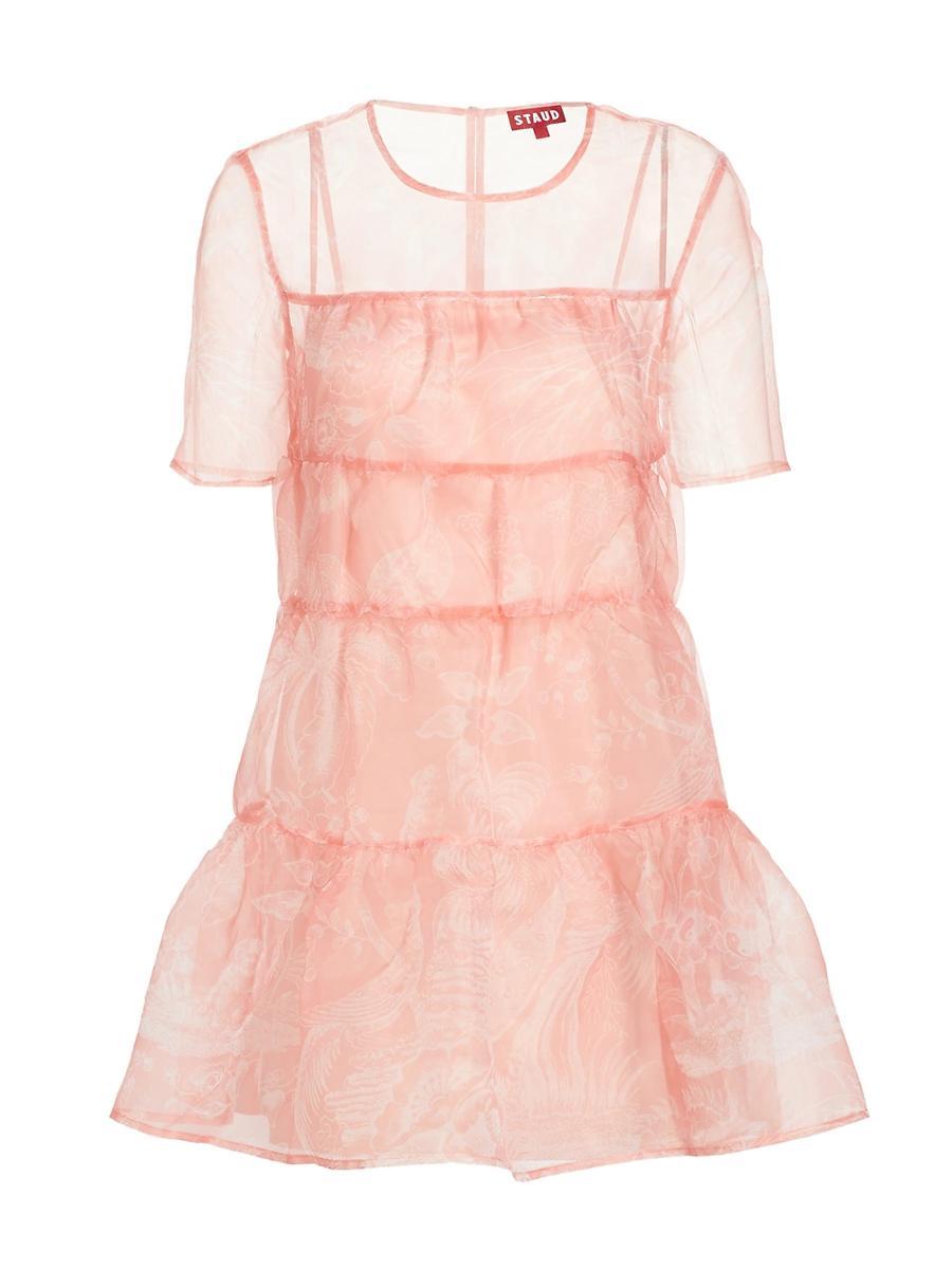 Womens Mini Hyacinth Babydoll Dress Product Image