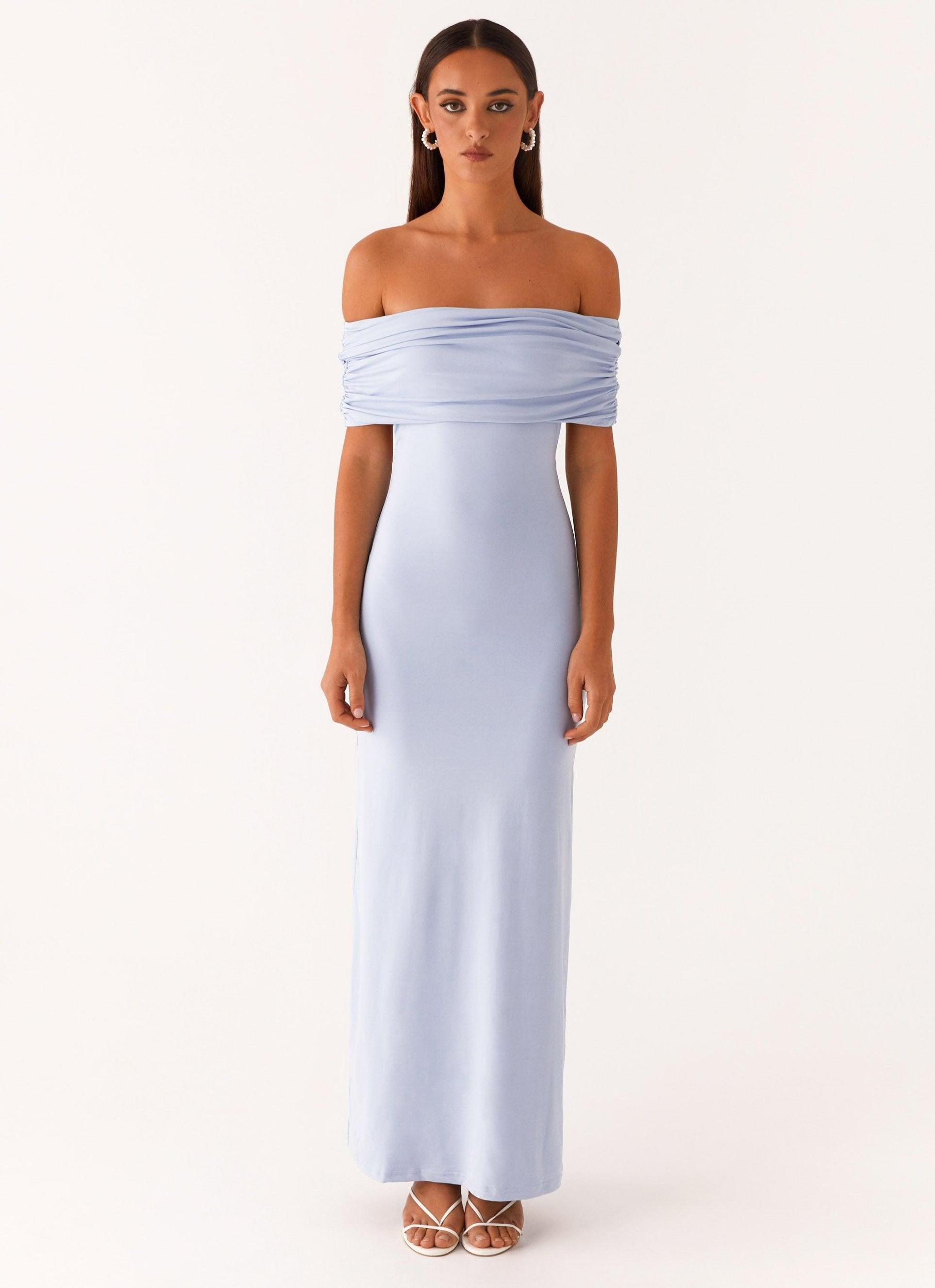 Normani Maxi Dress - Pale Blue Product Image