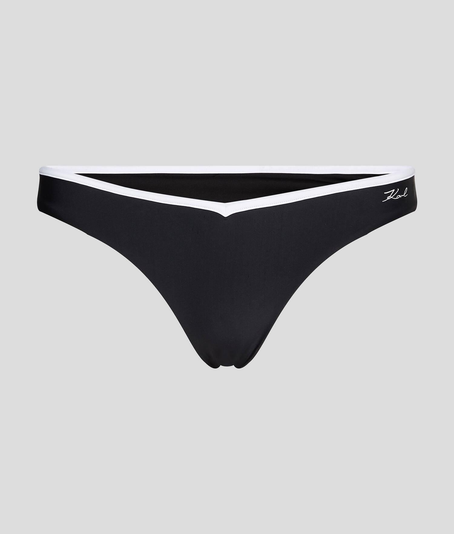 KARL DNA BIKINI BOTTOMS WITH CONTRAST BINDING Product Image