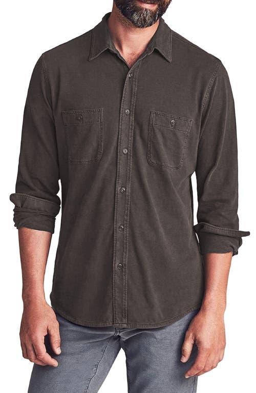 Faherty Seasons Regular Fit Long Sleeve Cotton Knit Button Down Shirt Product Image