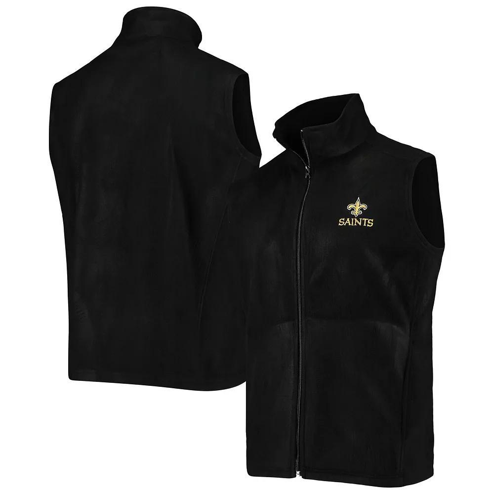 Mens New Orleans Saints Houston Fleece Full-Zip Vest Product Image
