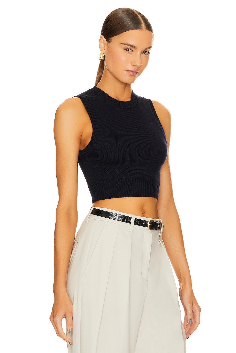 x Marianna Collegiate Cropped Knit Tank L'Academie Product Image