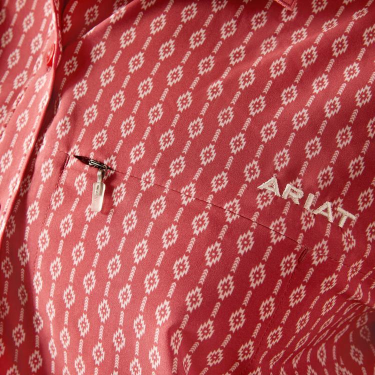 Ariat® Ladies' L/S Lyla Geo Stripe VentTEK Stretch Button Shirt Product Image