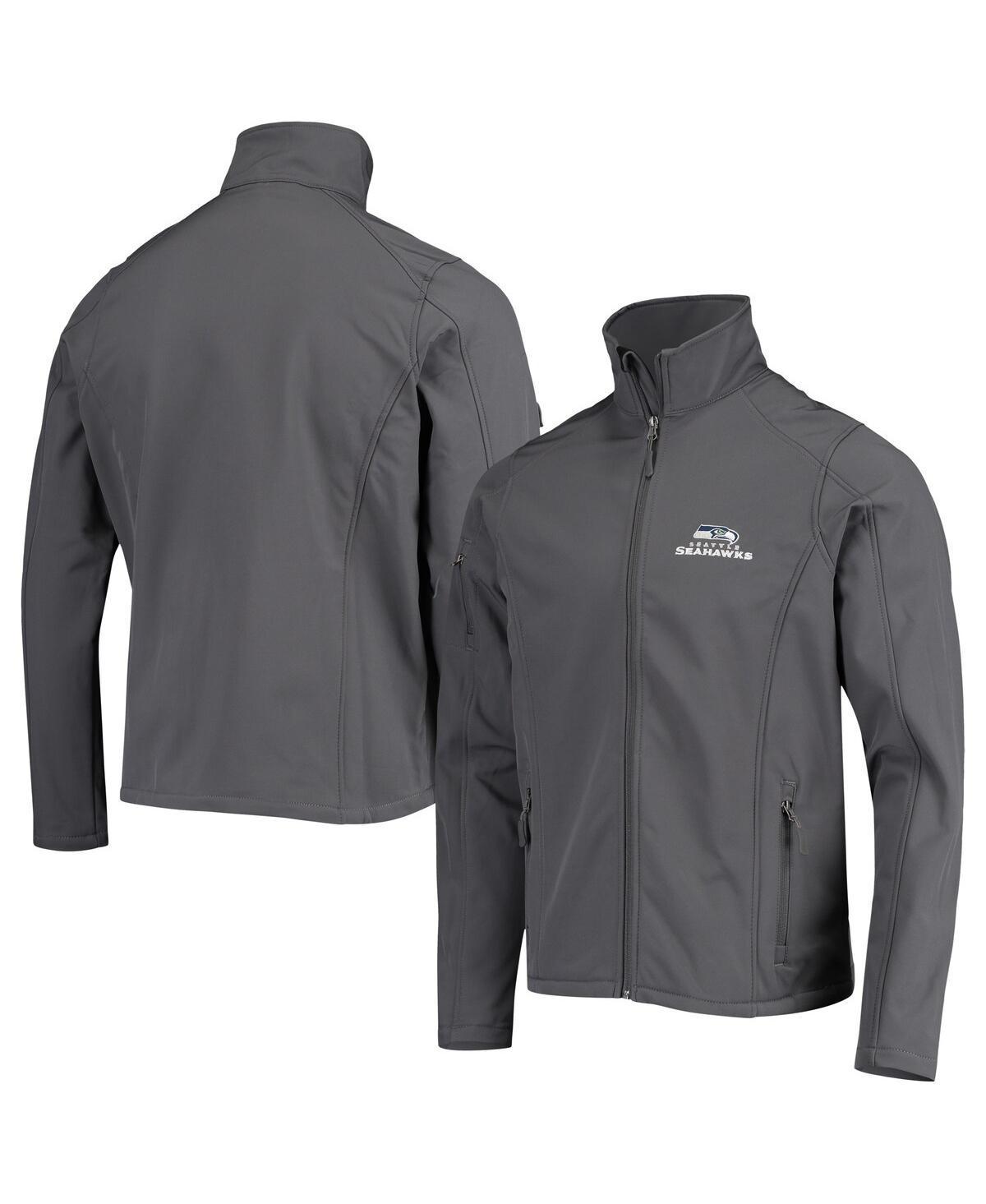 Men's Dunbrooke Charcoal Seattle Seahawks Sonoma Softshell Full-Zip Jacket, Size: 2XL Product Image