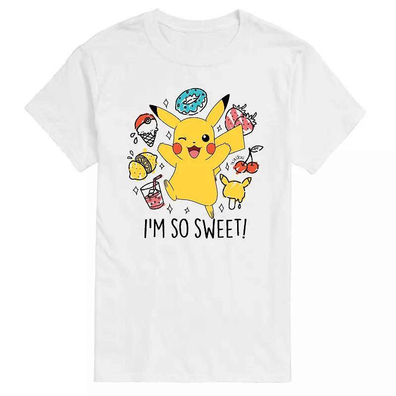 Mens Pokmon Pikachu Im So Sweet Dessert Tee Product Image