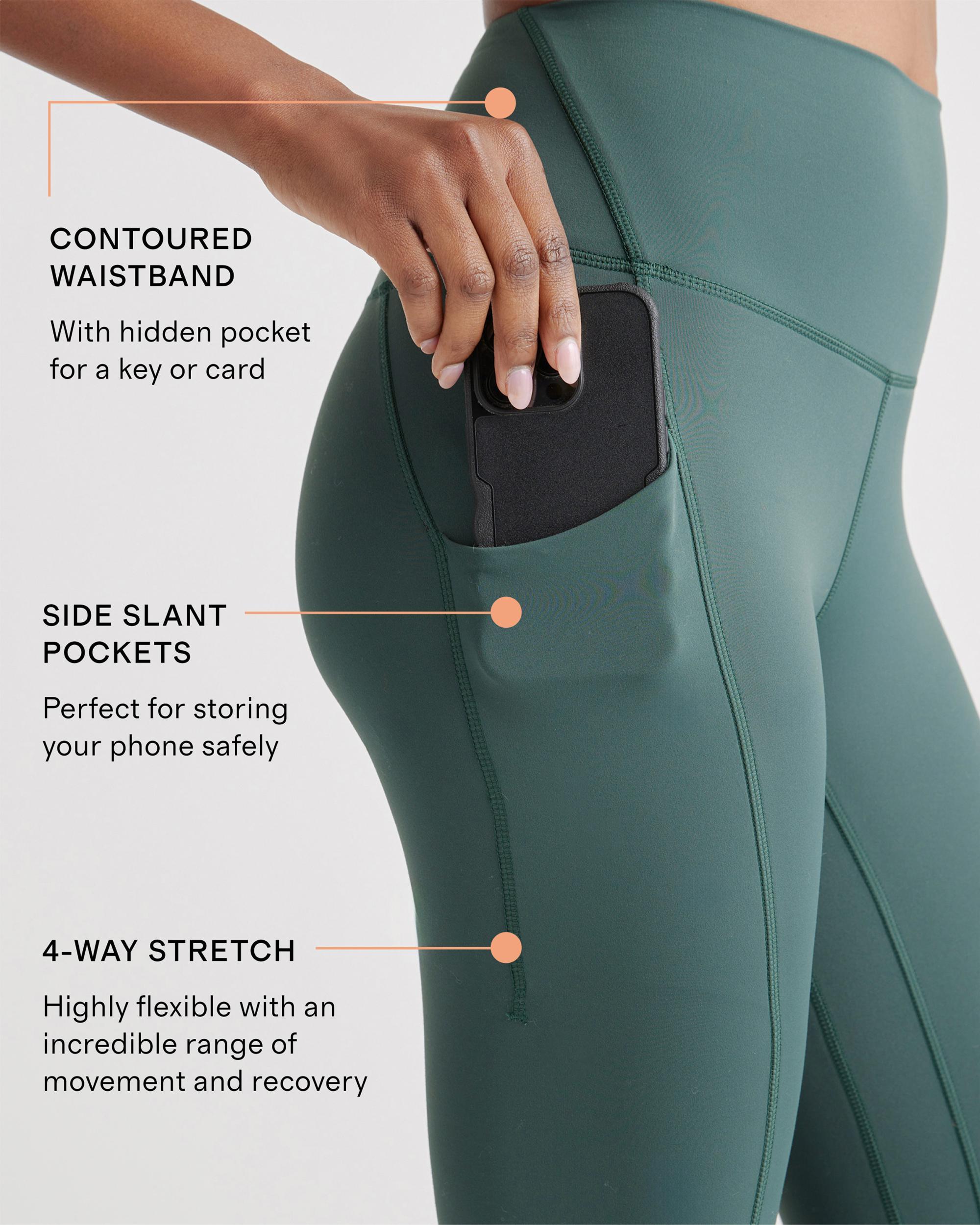 Quince | Women's Ultra-Form High-Rise Pocket Legging Nylon/Spandex Product Image