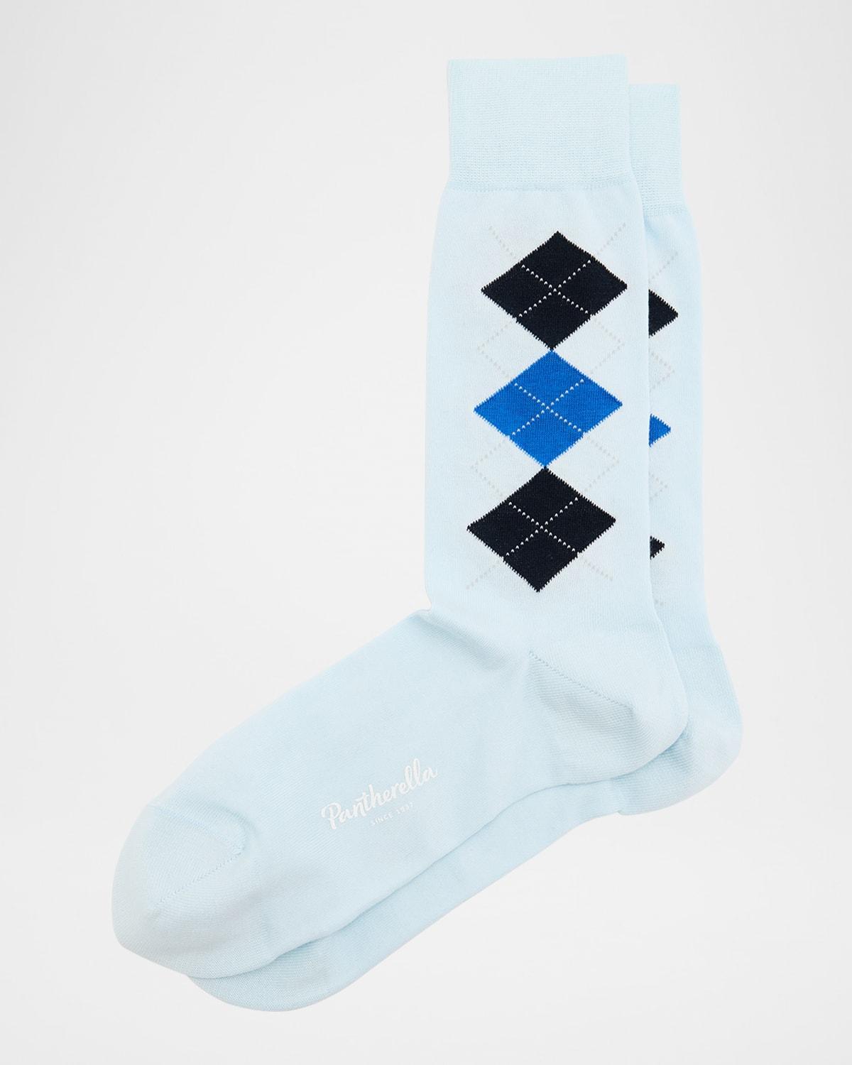 Mens Irwin Egyptian Cotton Argyle Crew Socks Product Image
