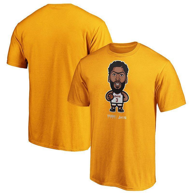 Mens Fanatics Branded Anthony Davis Los Angeles Lakers 2020 NBA Playoffs Star Player T-Shirt Product Image