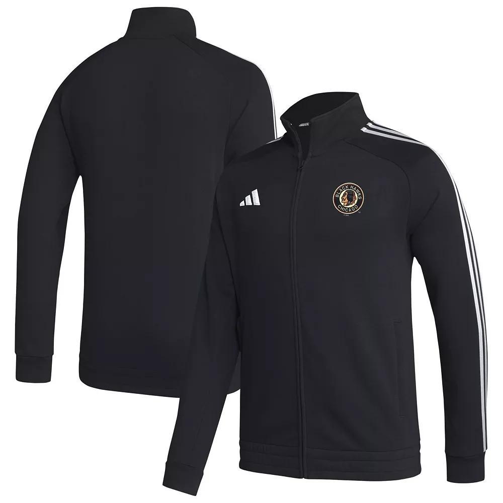 Mens adidas Chicago hawks Raglan Full-Zip Track Jacket Product Image