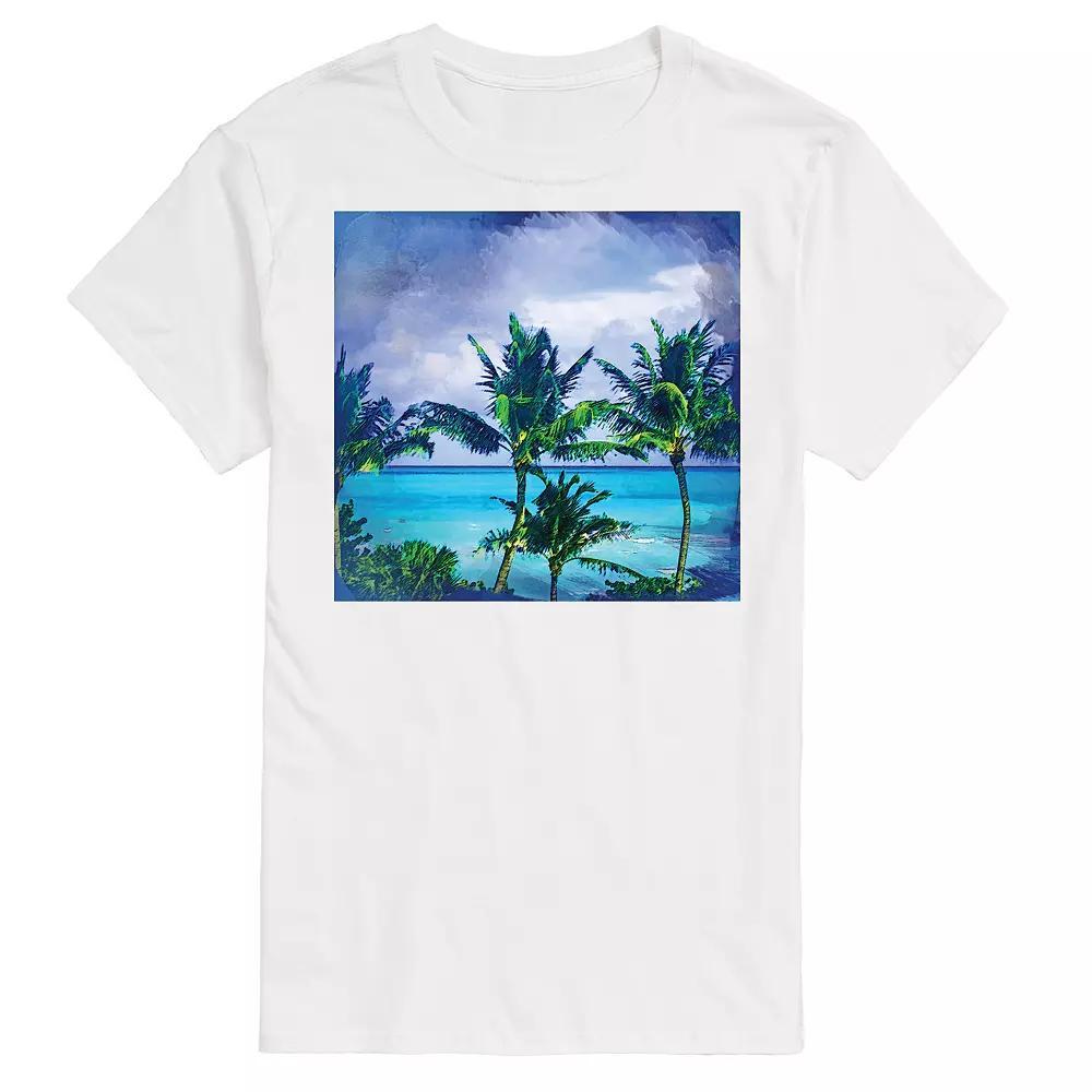 Big & Tall Empyre Beach Tee, Men's, Size: XXL Tall, White Product Image