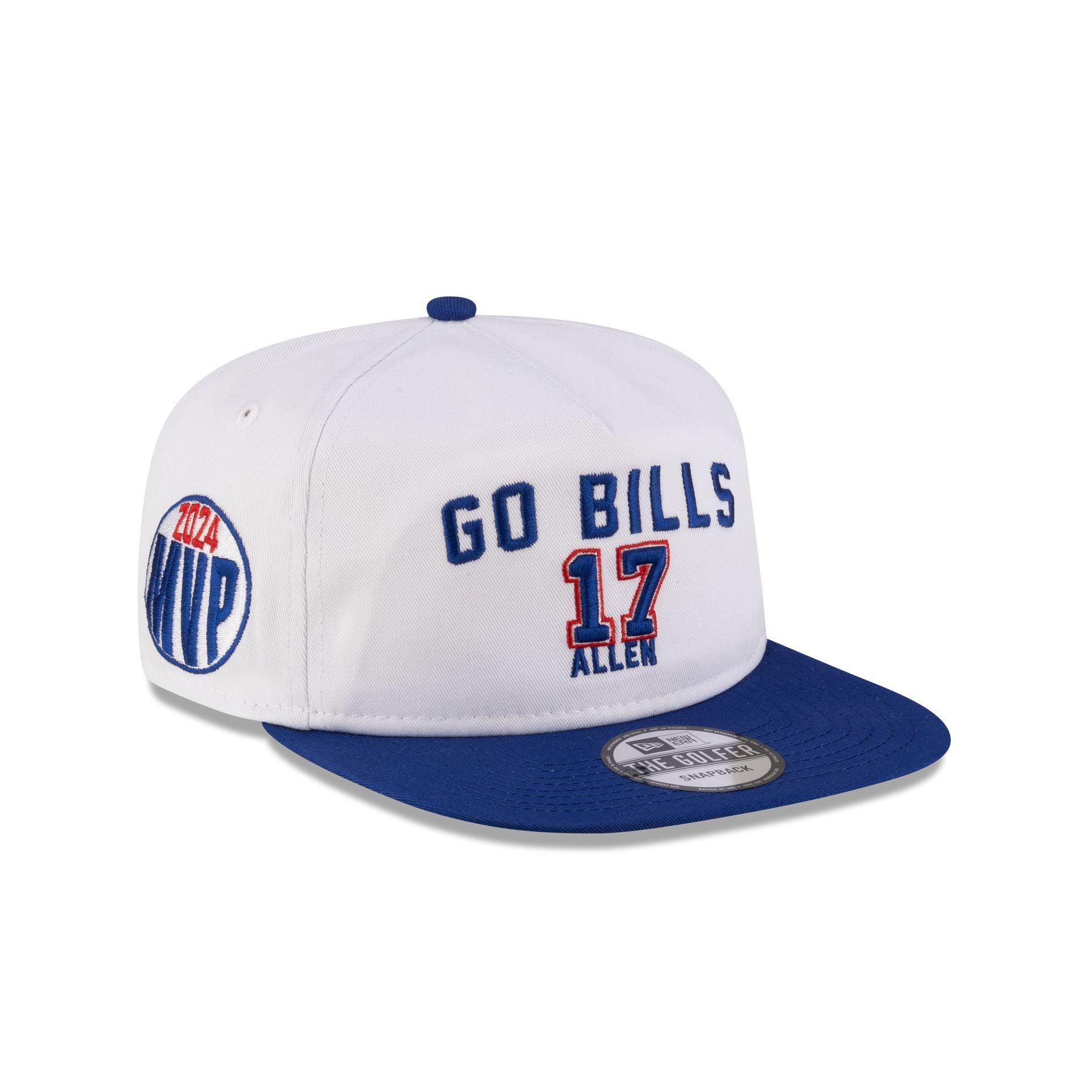 Buffalo Bills Josh Allen MVP White Golfer Hat Male Product Image