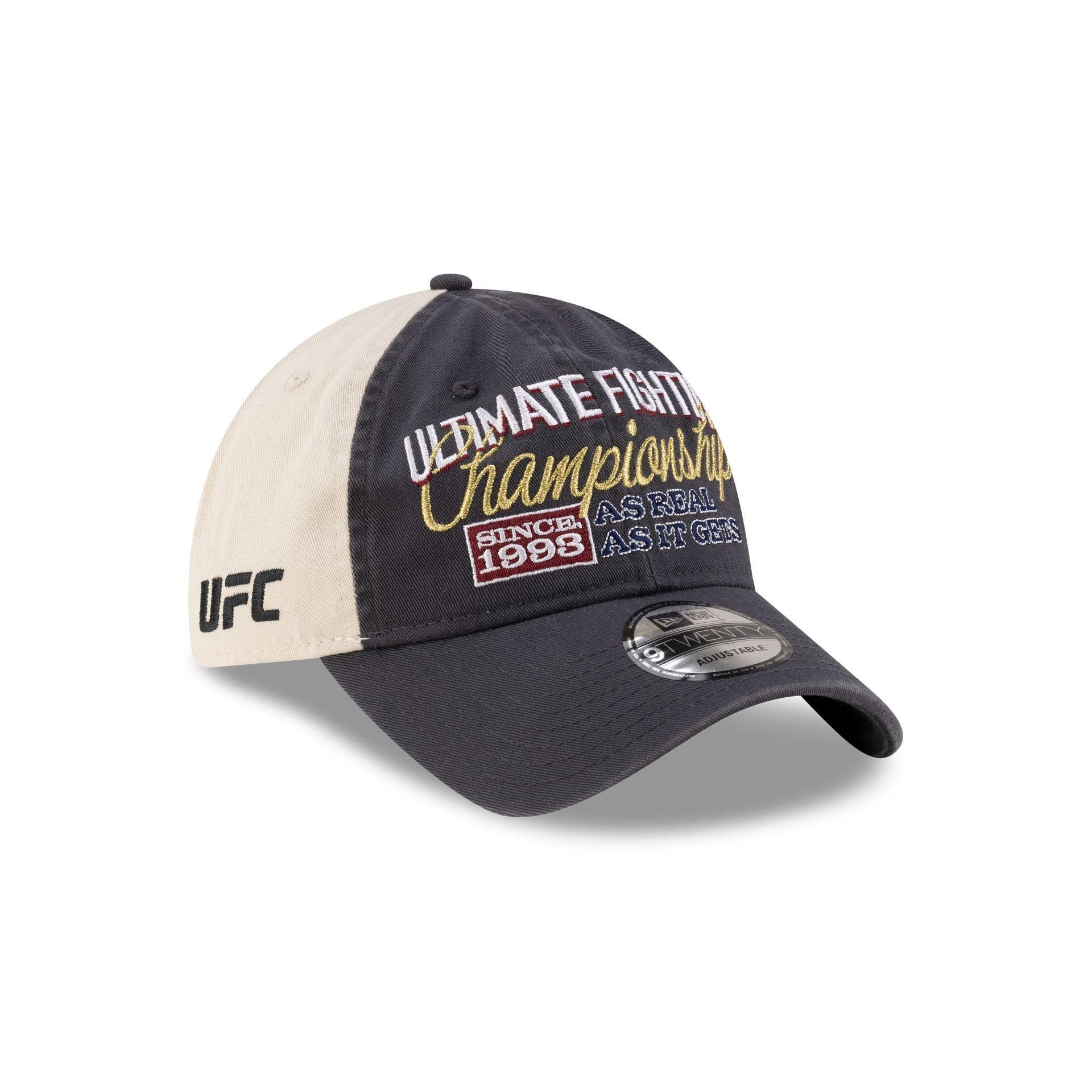 UFC Graphic Gray 9TWENTY Adjustable Hat Male Product Image