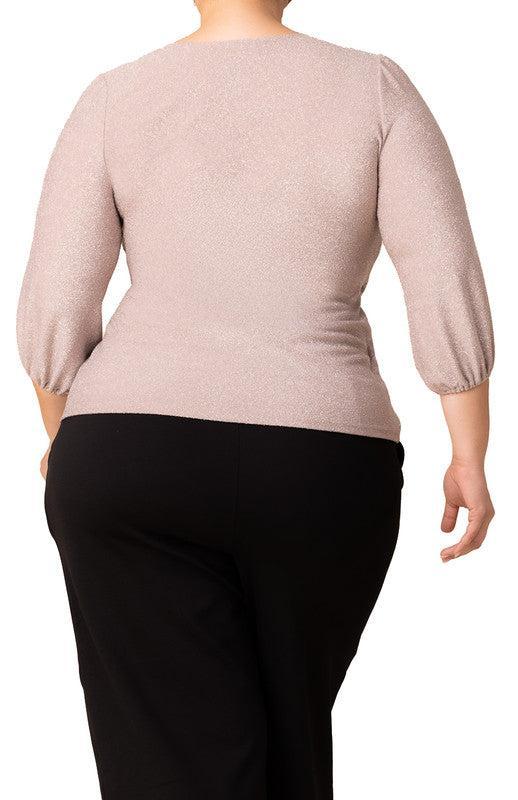 Celeste Faux Wrap Top - Plus Product Image