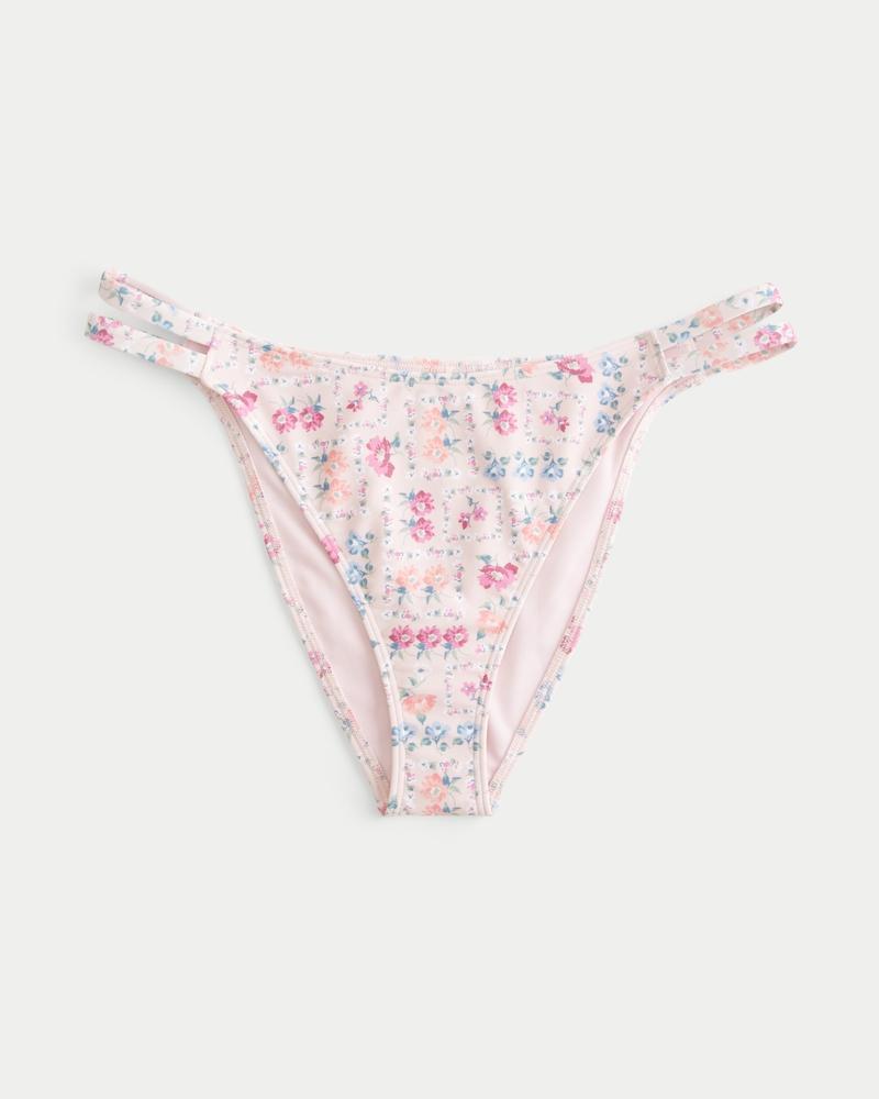 Double Strap Cheeky Bikini Bottom Product Image