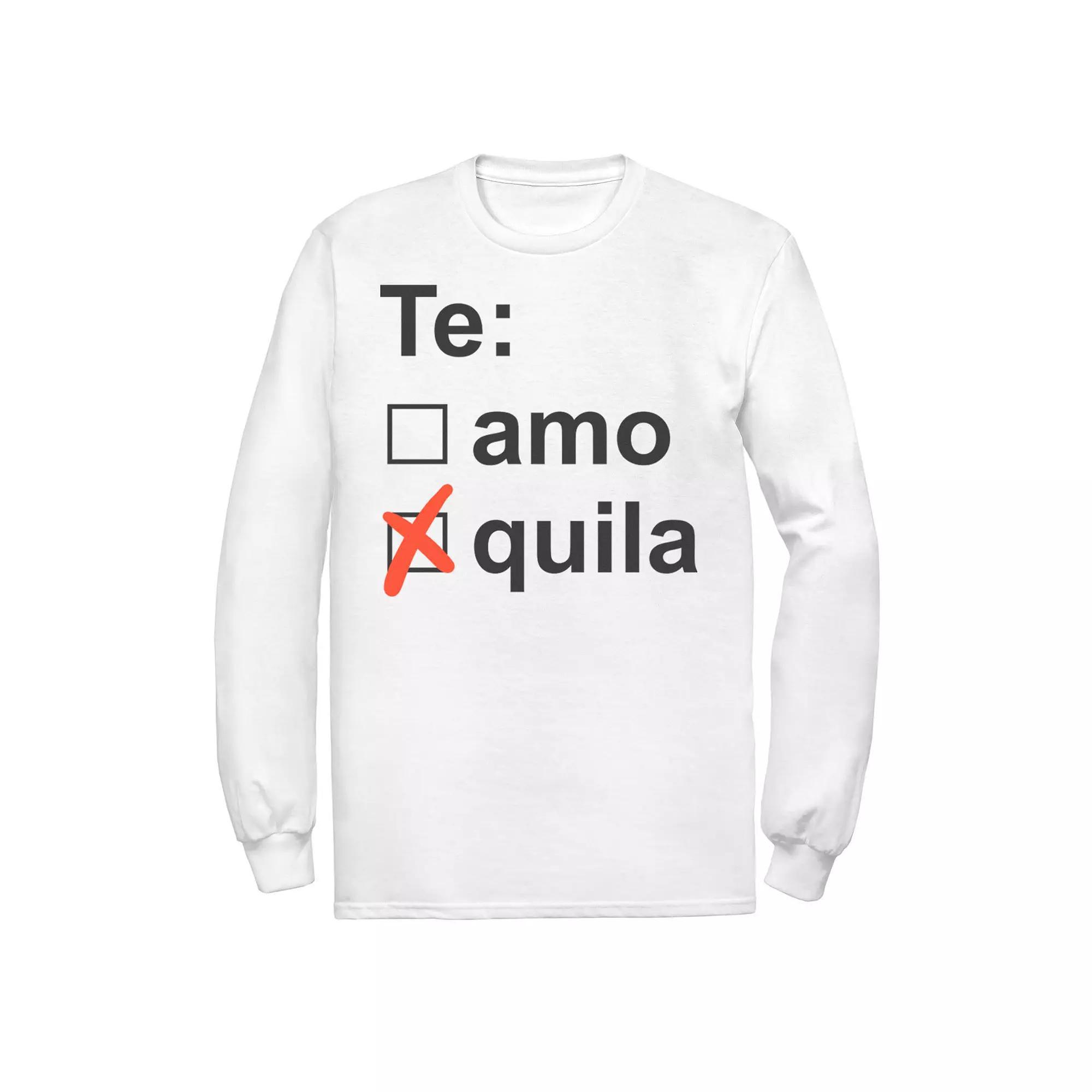 Men's Gonzales Tequilla Check List Tee, Size: XL, White Product Image