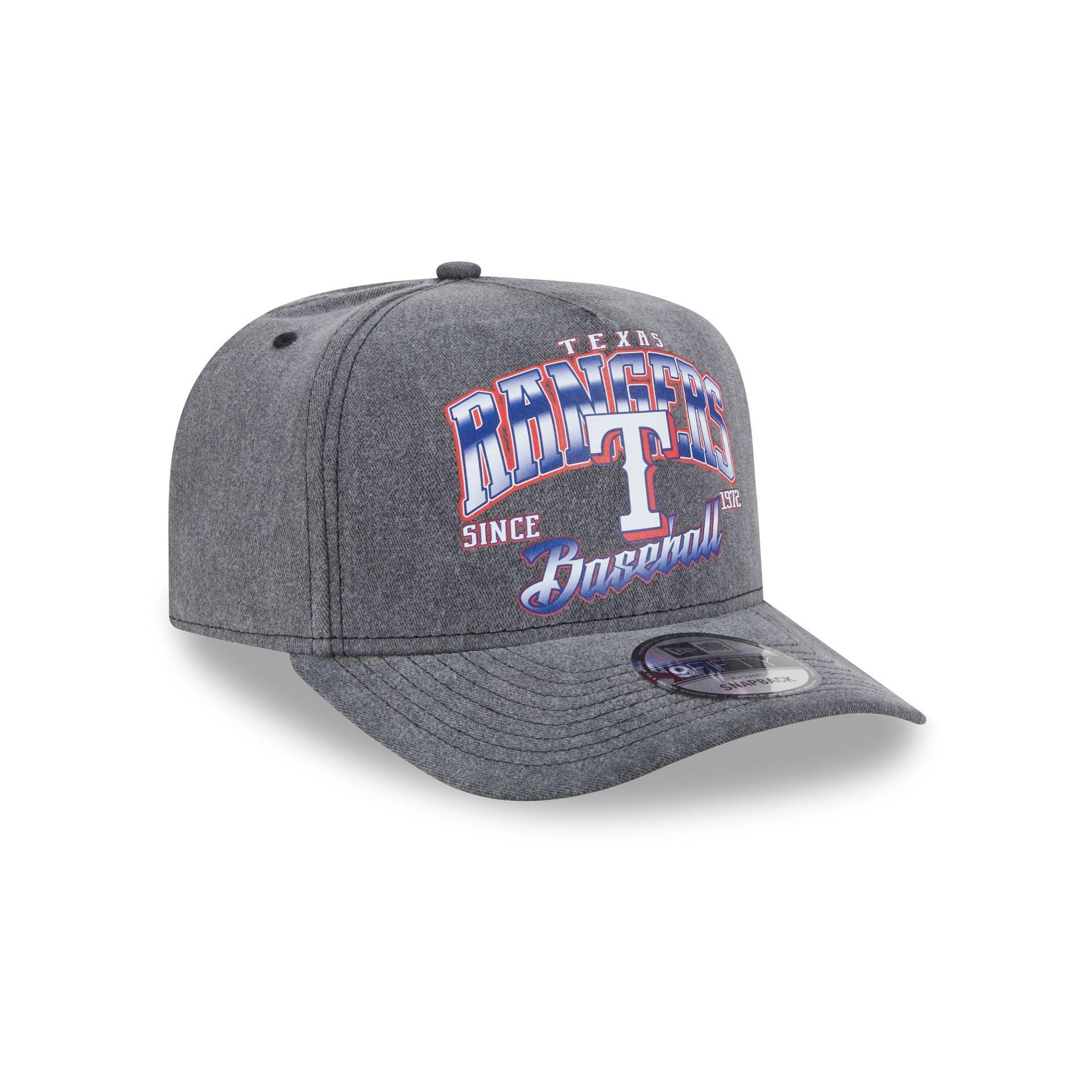 Texas Rangers Washed 9FIFTY A-Frame Snapback Hat Male Product Image