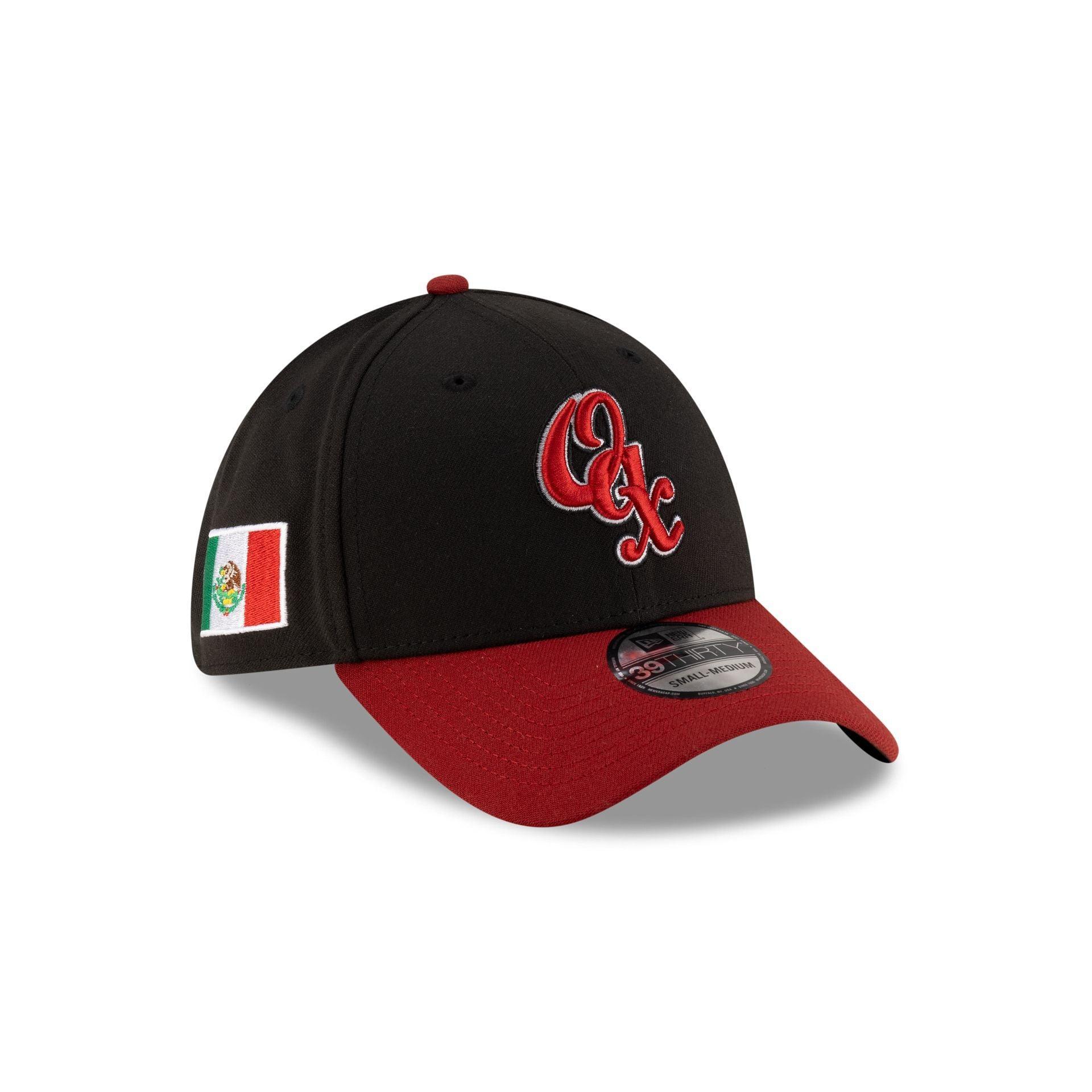 Guerreros de Oaxaca LMB 100th Anniversary Alt Black 39THIRTY Stretch Fit Hat Male Product Image