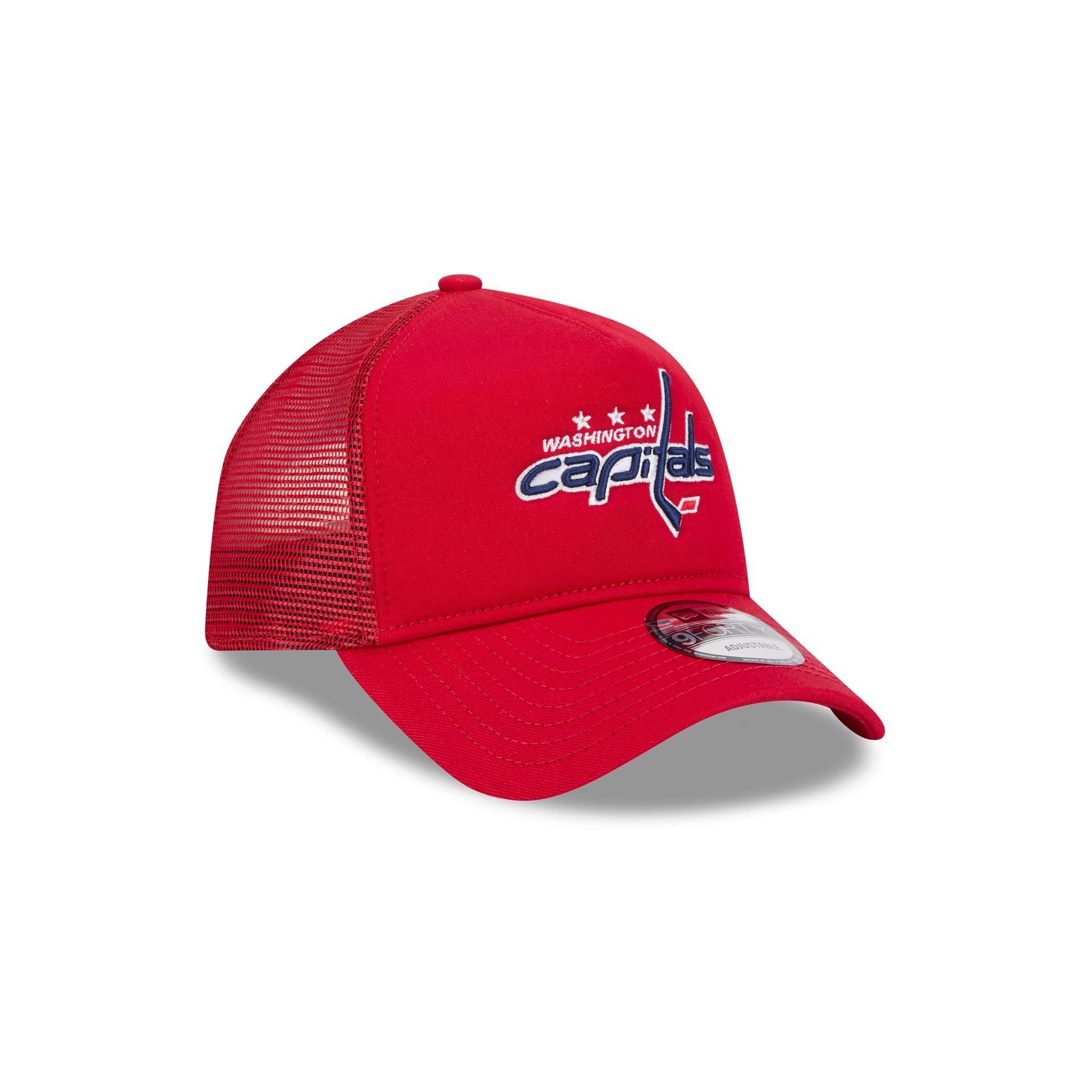 Washington Capitals 9FORTY A-Frame Trucker Hat Male Product Image